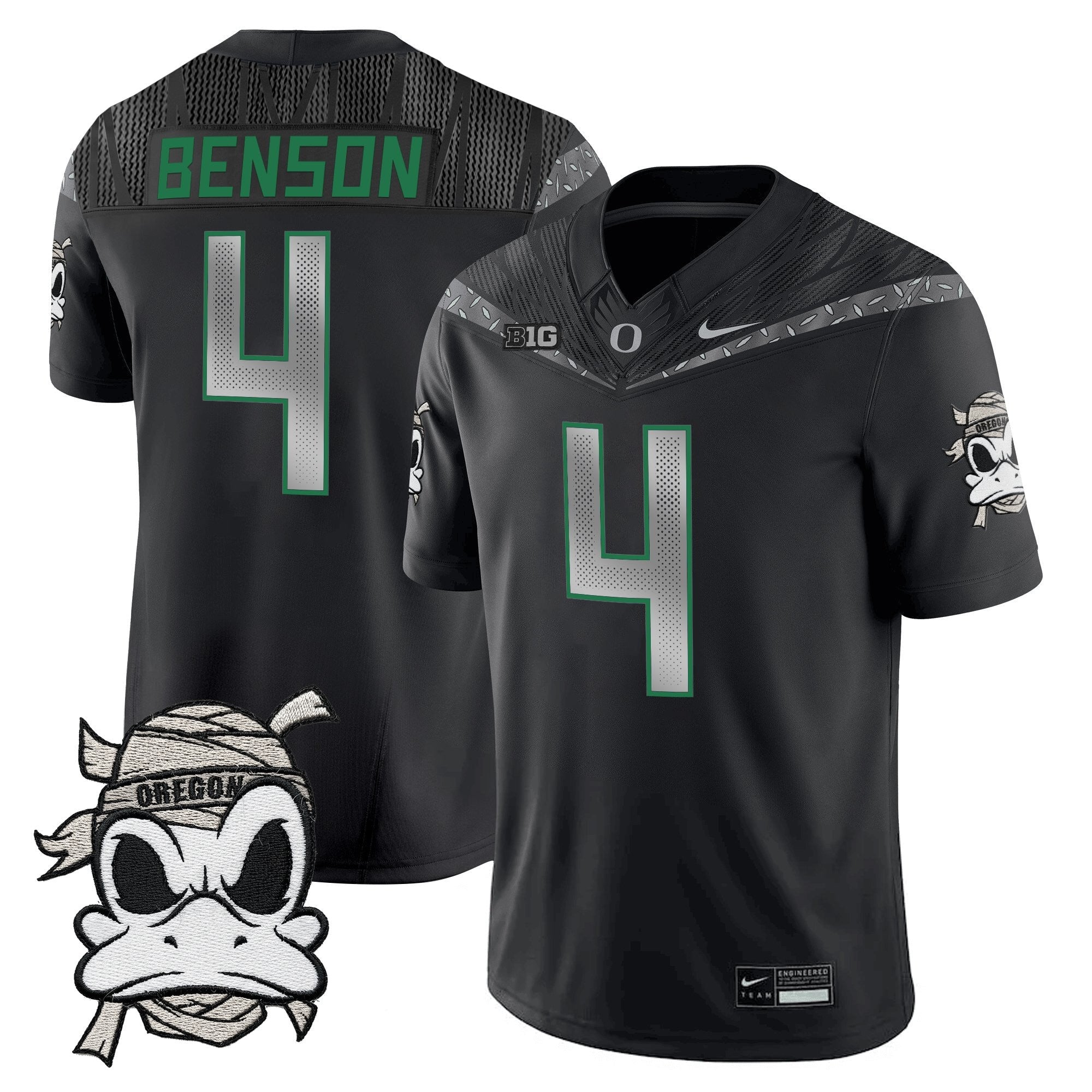 Oregon Ducks 2025 "Mummy Duck" Vapor Limited Jersey - All Stitched