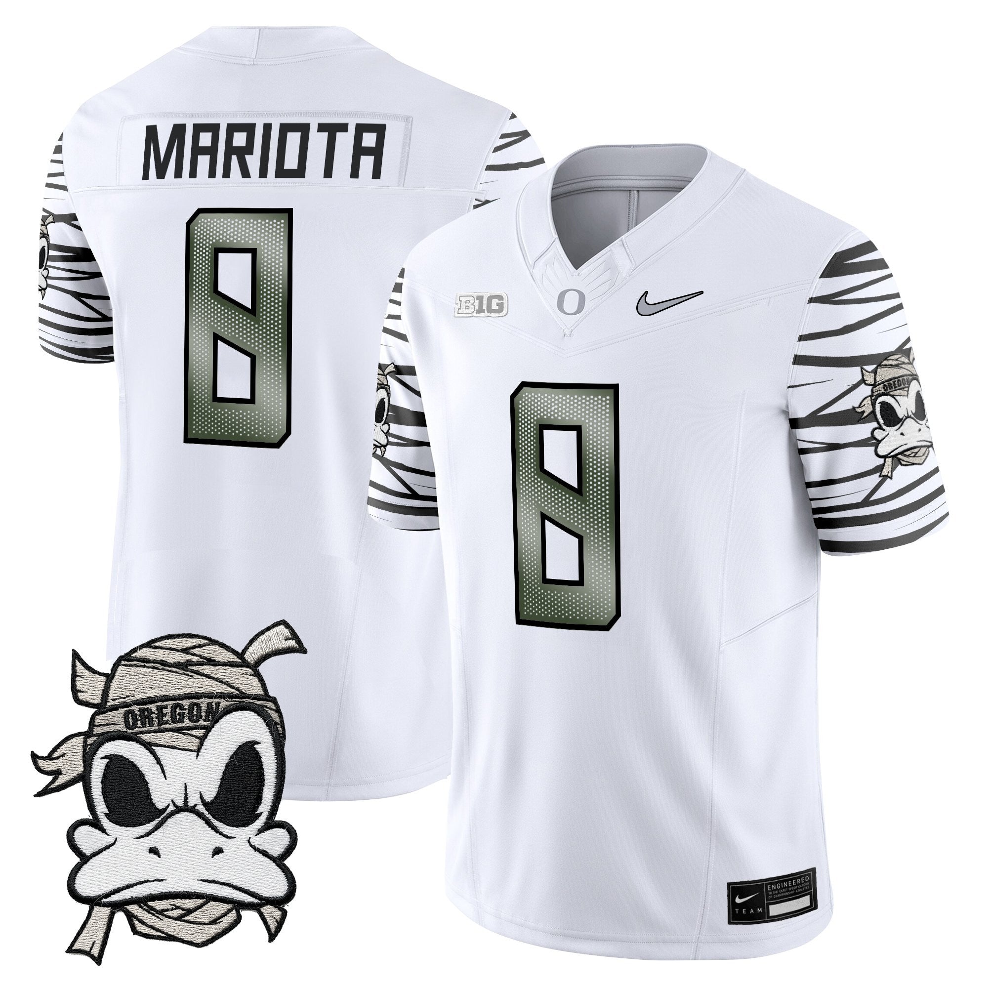 Oregon Ducks 2025 "Mummy Duck" Vapor Limited Jersey - All Stitched