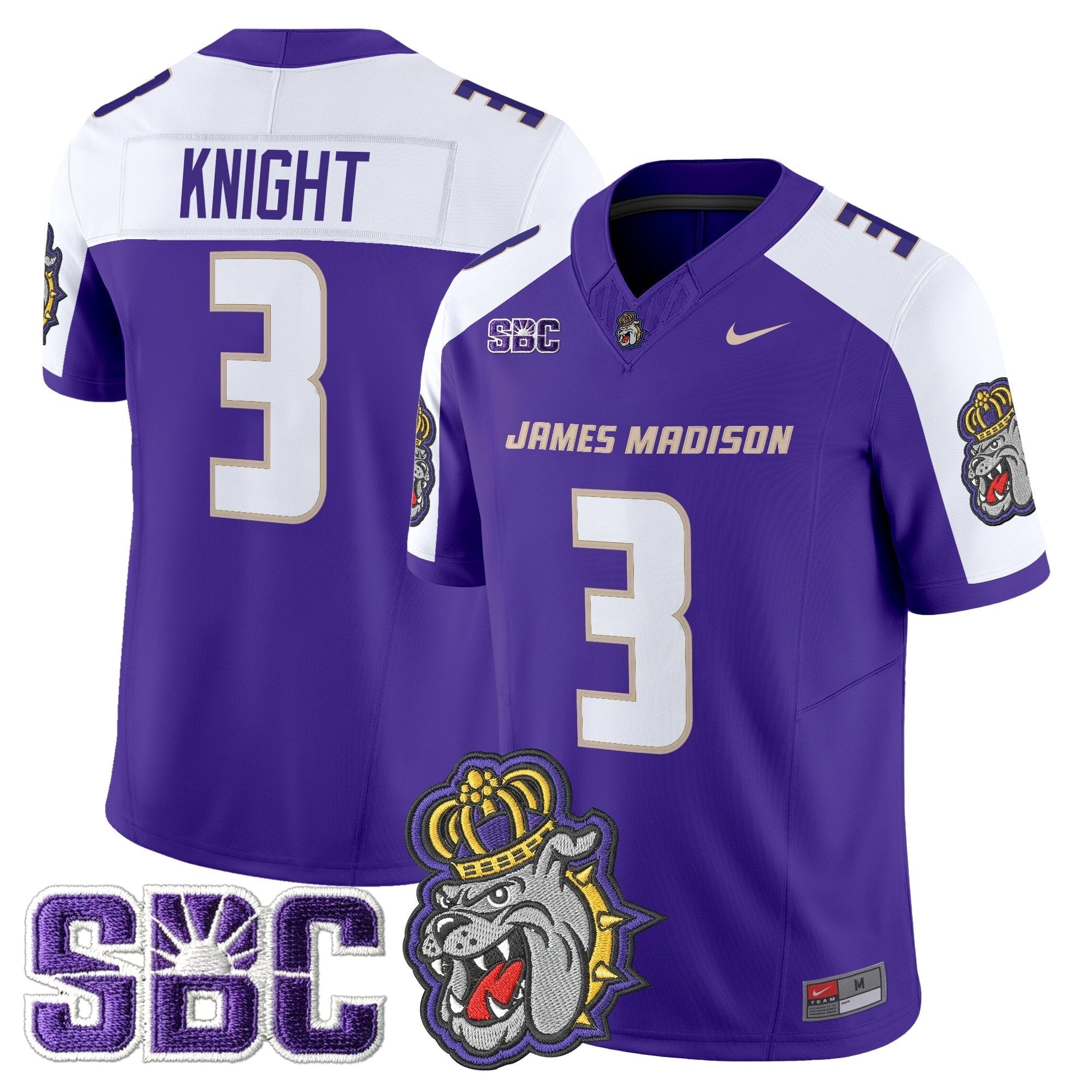 James Madison Dukes 2025 Vapor Limited Jersey - All Stitched