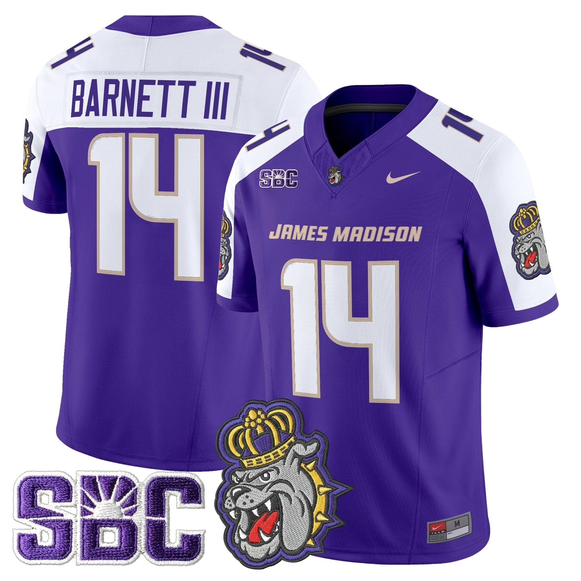 James Madison Dukes 2025 Vapor Limited Jersey - All Stitched