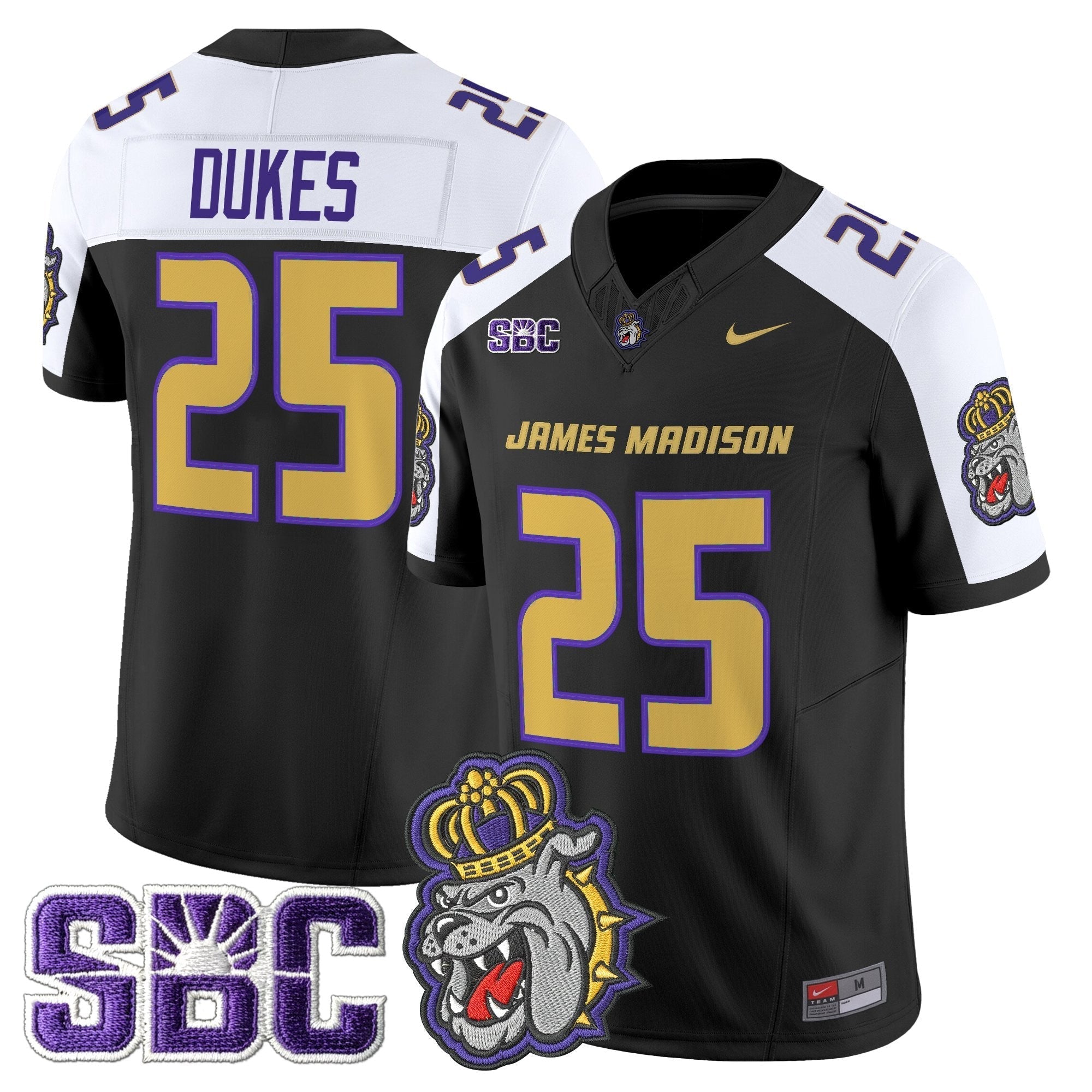 James Madison Dukes 2025 Vapor Limited Jersey - All Stitched