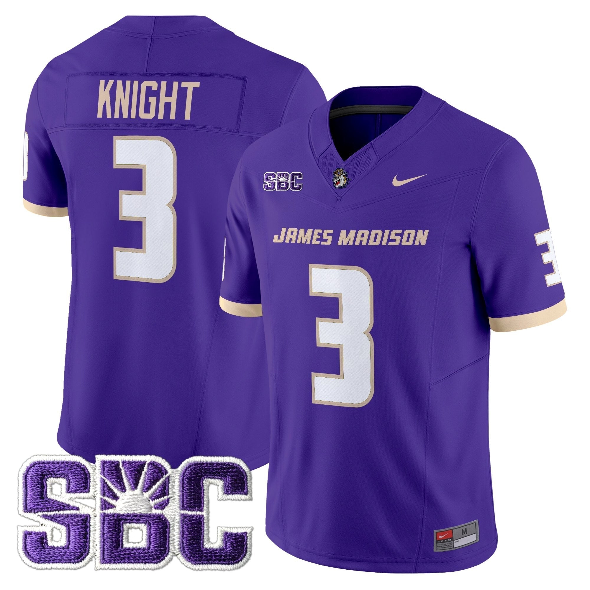 James Madison Dukes 2025 Vapor Limited Jersey - All Stitched