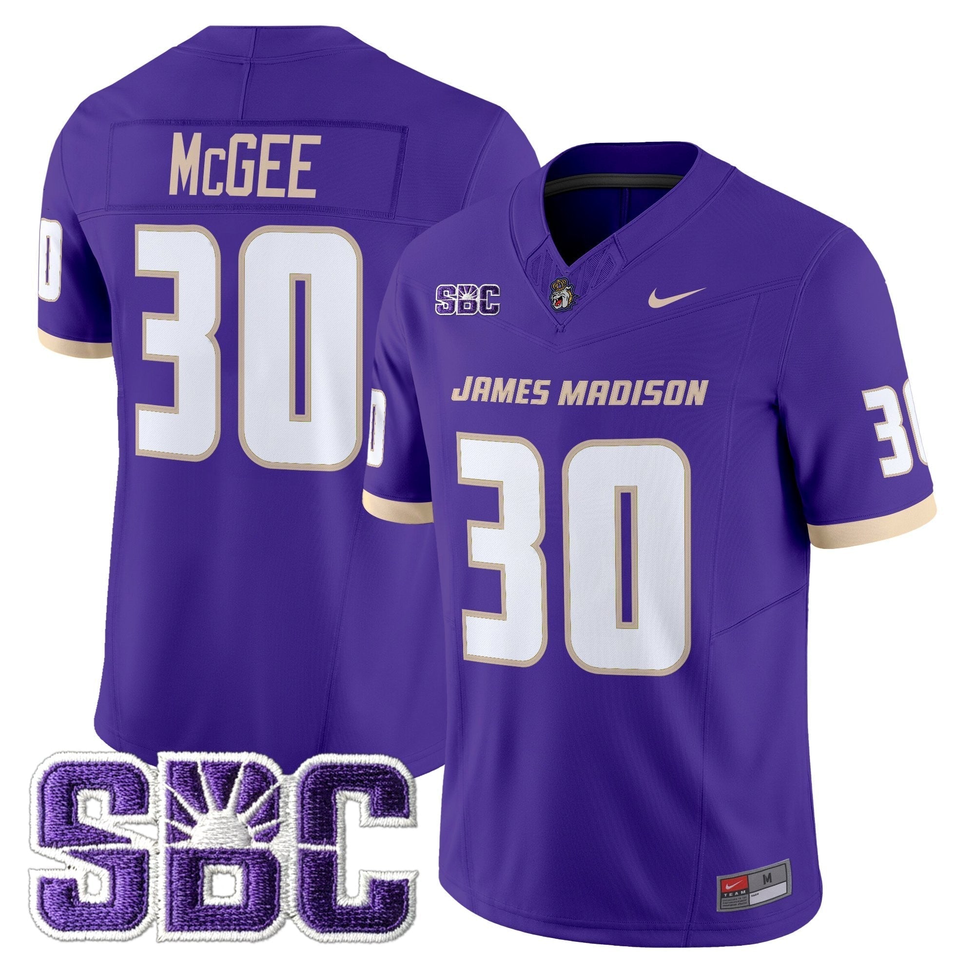James Madison Dukes 2025 Vapor Limited Jersey - All Stitched