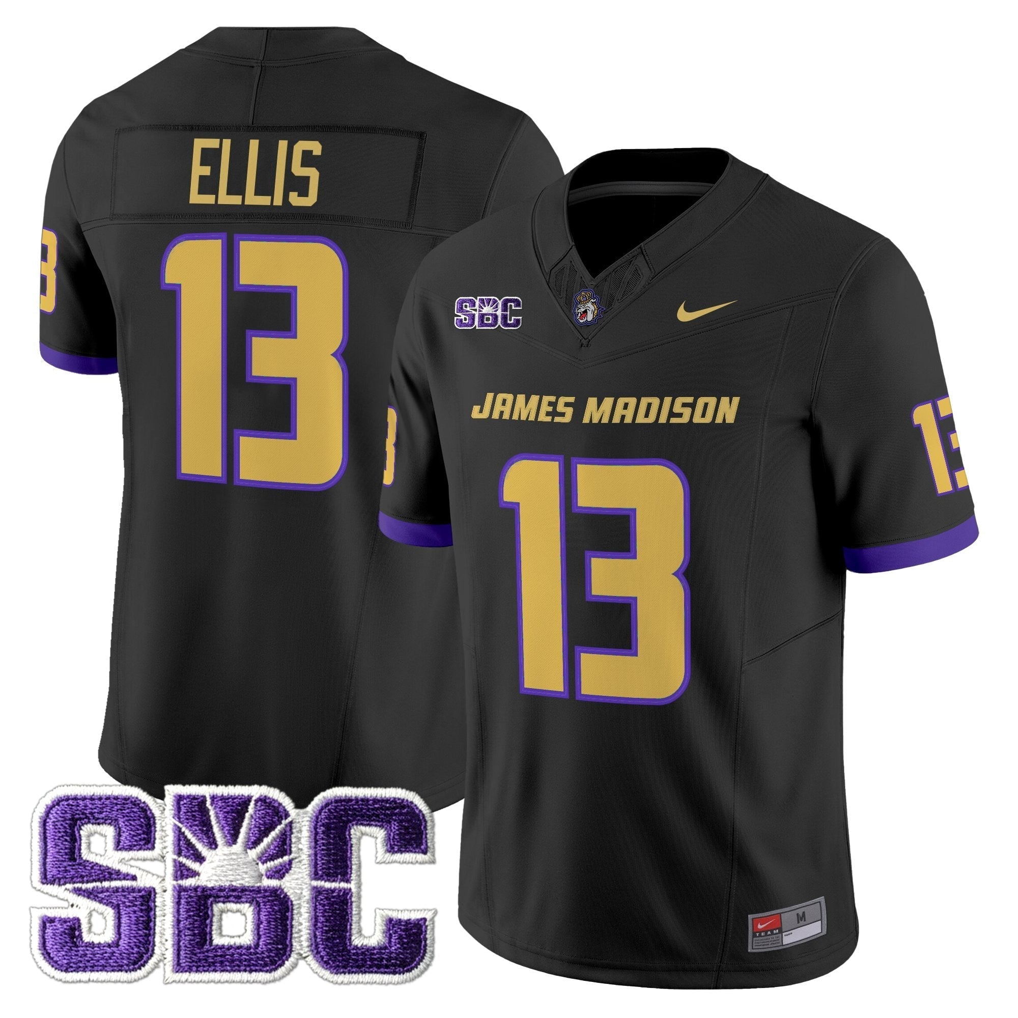 James Madison Dukes 2025 Vapor Limited Jersey - All Stitched