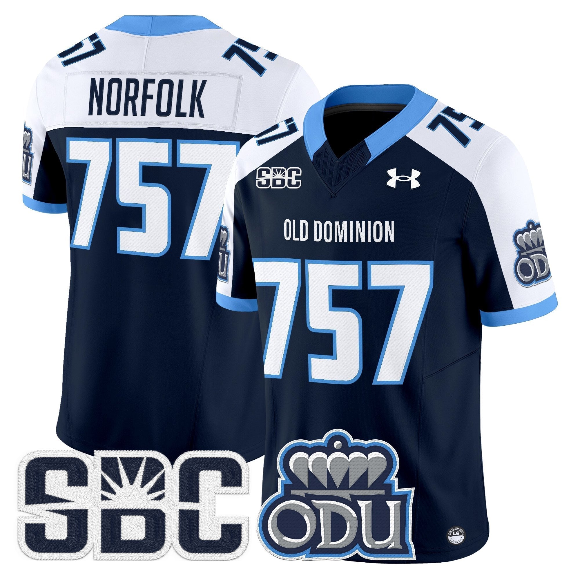 Old Dominion Monarchs 2025 Vapor Limited Jersey - All Stitched