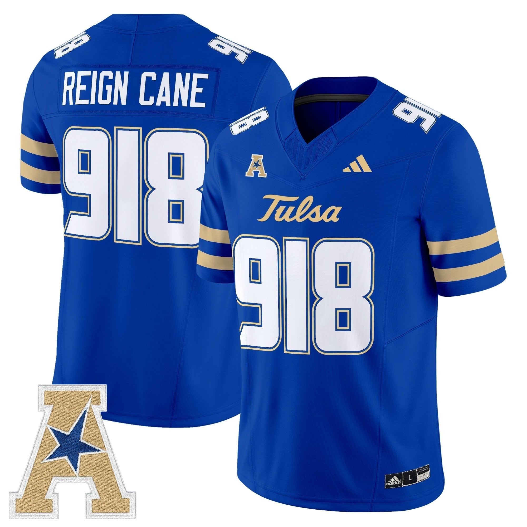 Tulsa Golden Hurricane 2025 Vapor Limited Jersey - All Stitched