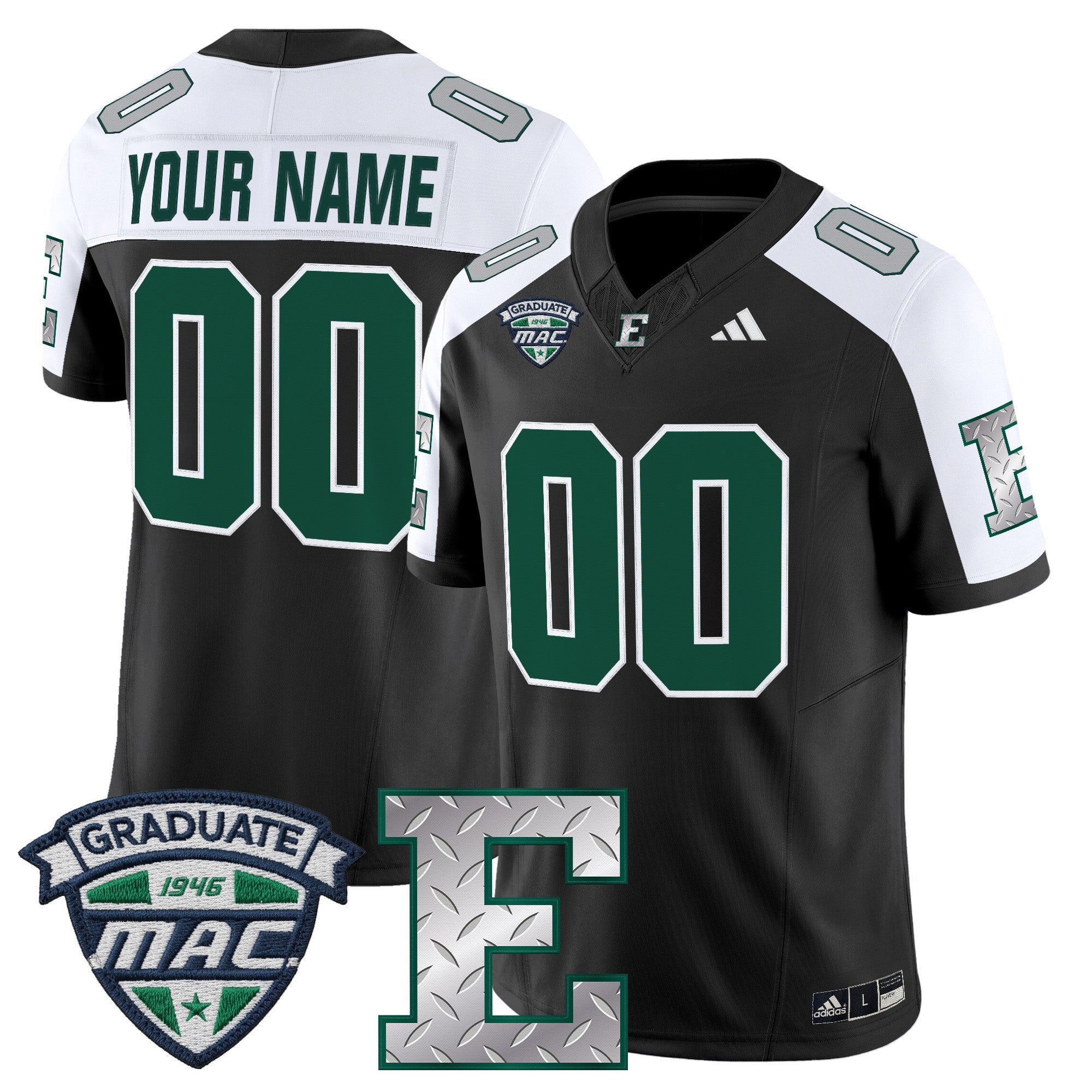 Eastern Michigan Eagles 2025 Vapor Limited Custom Jersey - All Stitched
