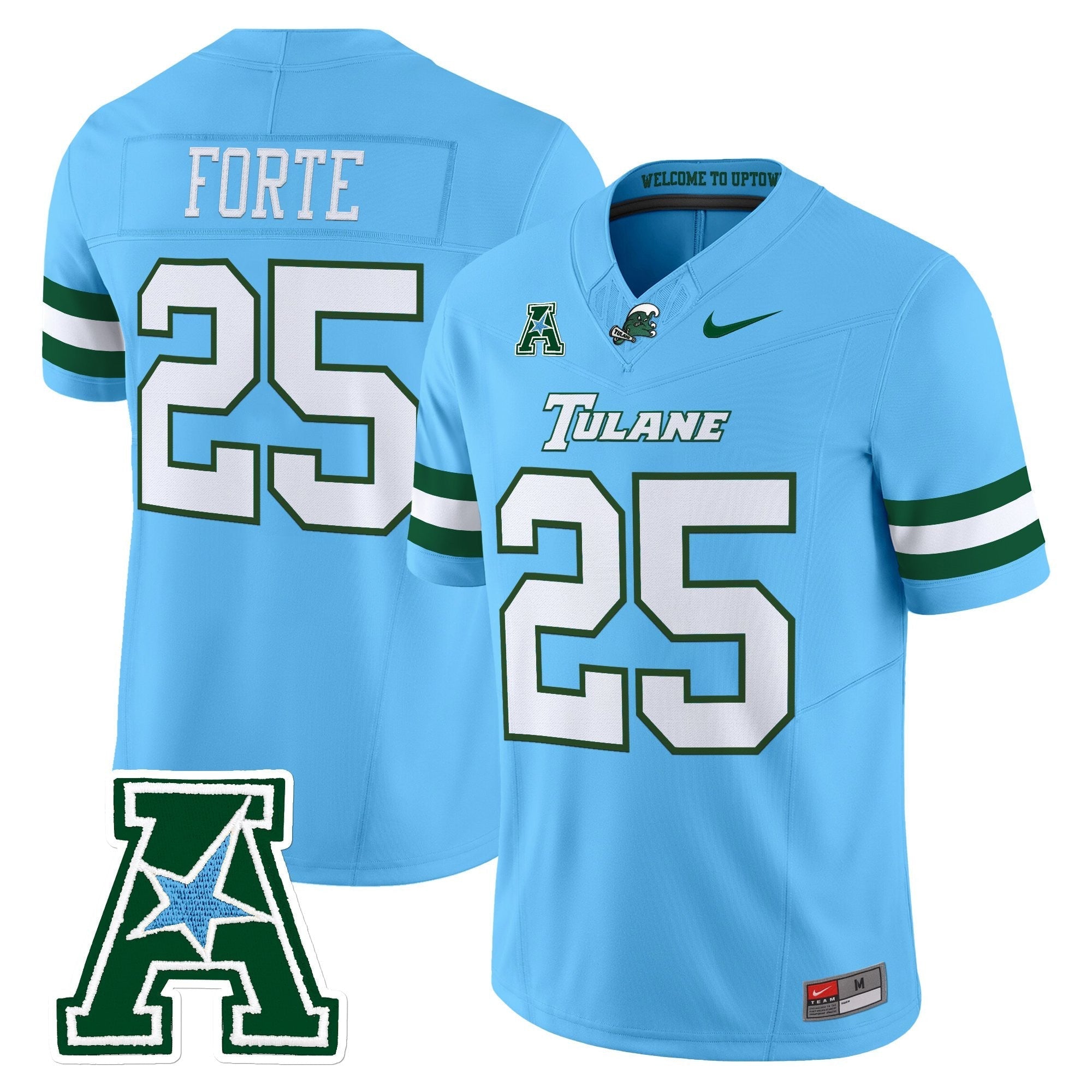 Tulane Green Wave 2025 Vapor Limited Jersey - All Stitched