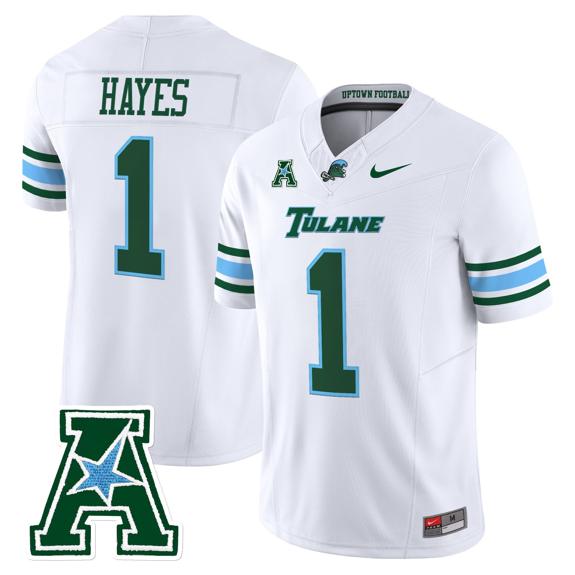 Tulane Green Wave 2025 Vapor Limited Jersey - All Stitched