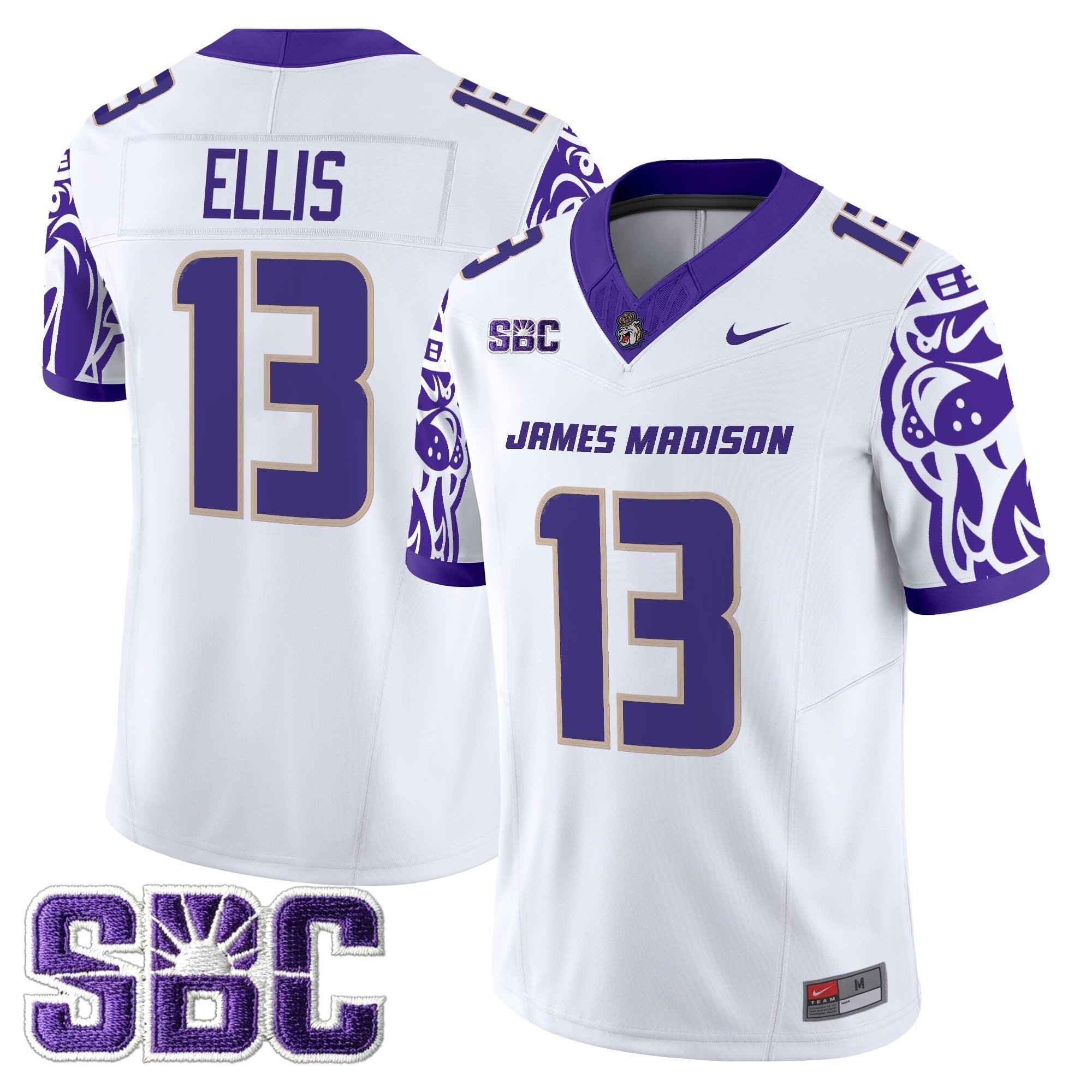 James Madison Dukes 2025 Vapor Limited Jersey V2 - All Stitched