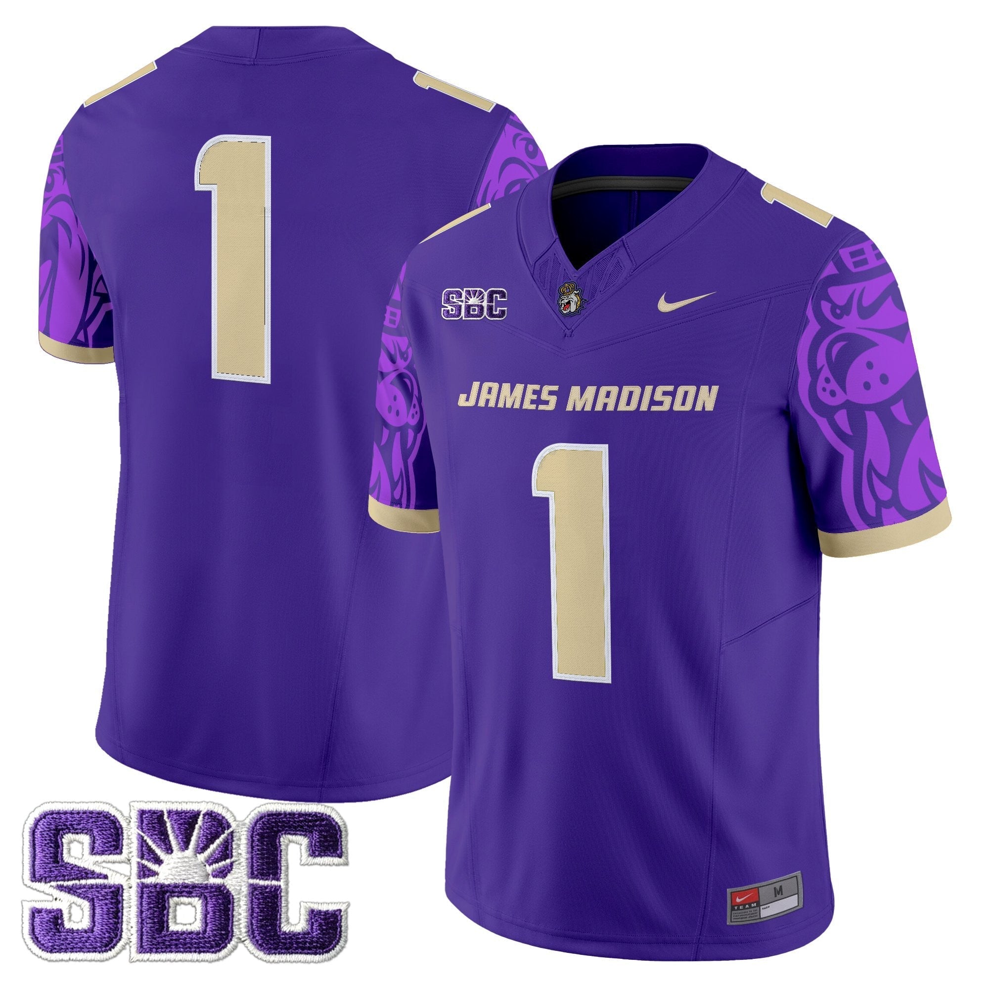 James Madison Dukes 2025 Vapor Limited Jersey V2 - All Stitched