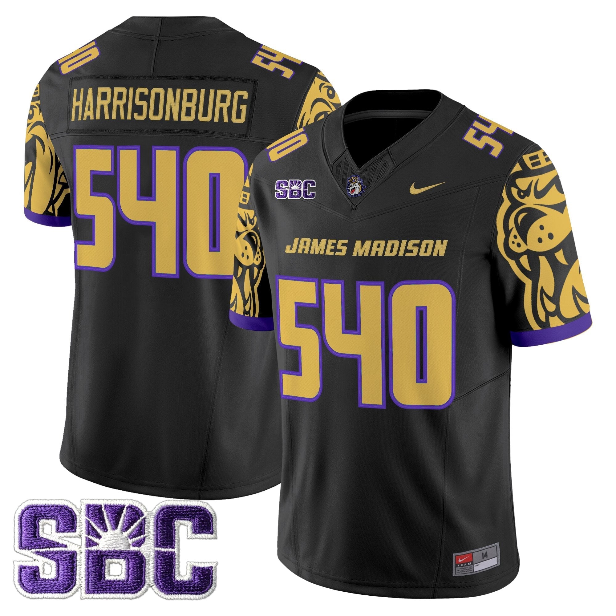 James Madison Dukes 2025 Vapor Limited Jersey V2 - All Stitched