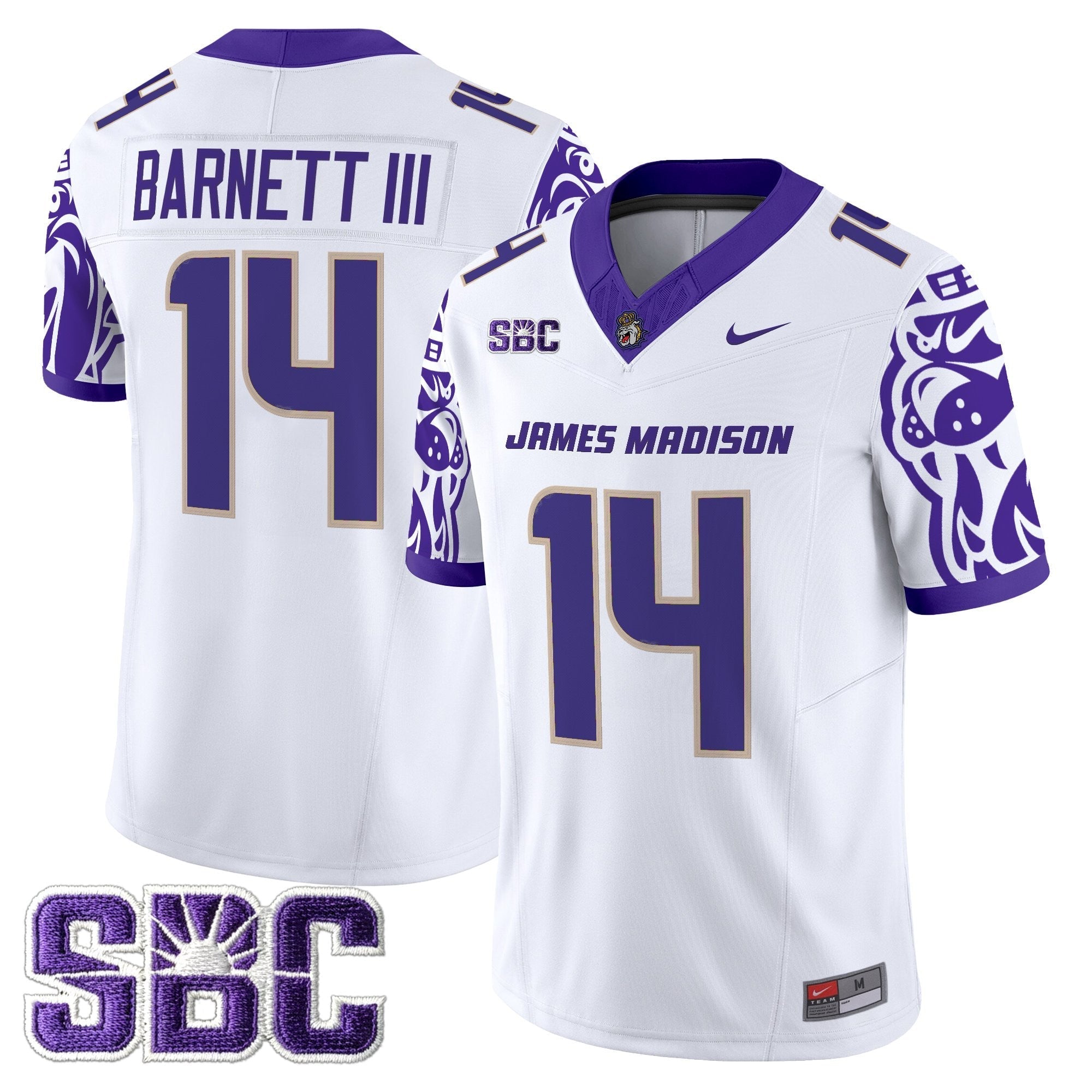 James Madison Dukes 2025 Vapor Limited Jersey V2 - All Stitched