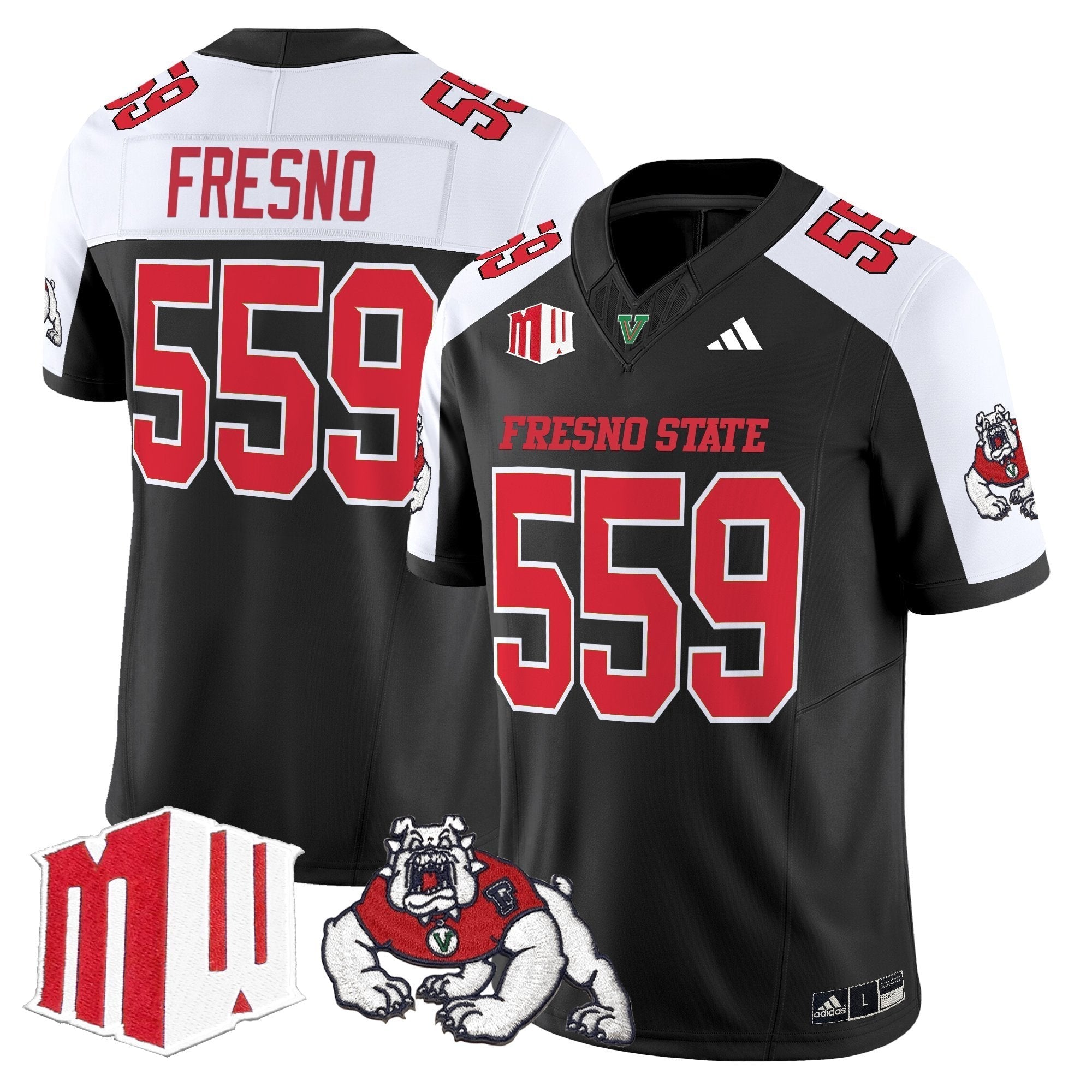 Fresno State Bulldogs 2025 Vapor Limited Jersey - All Stitched