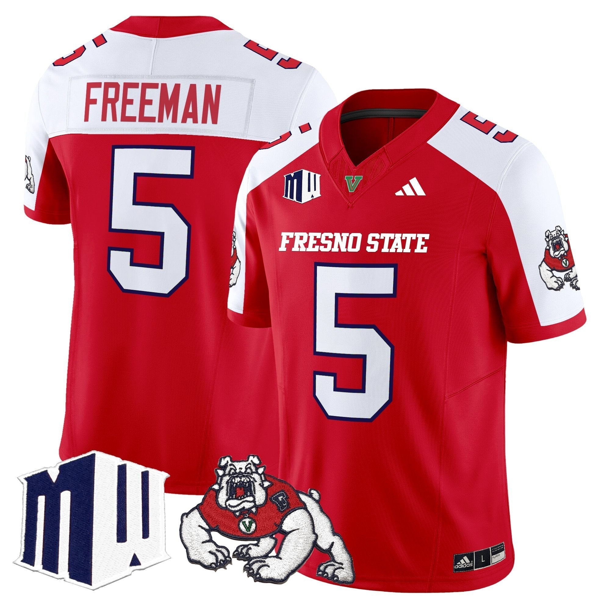 Fresno State Bulldogs 2025 Vapor Limited Jersey - All Stitched