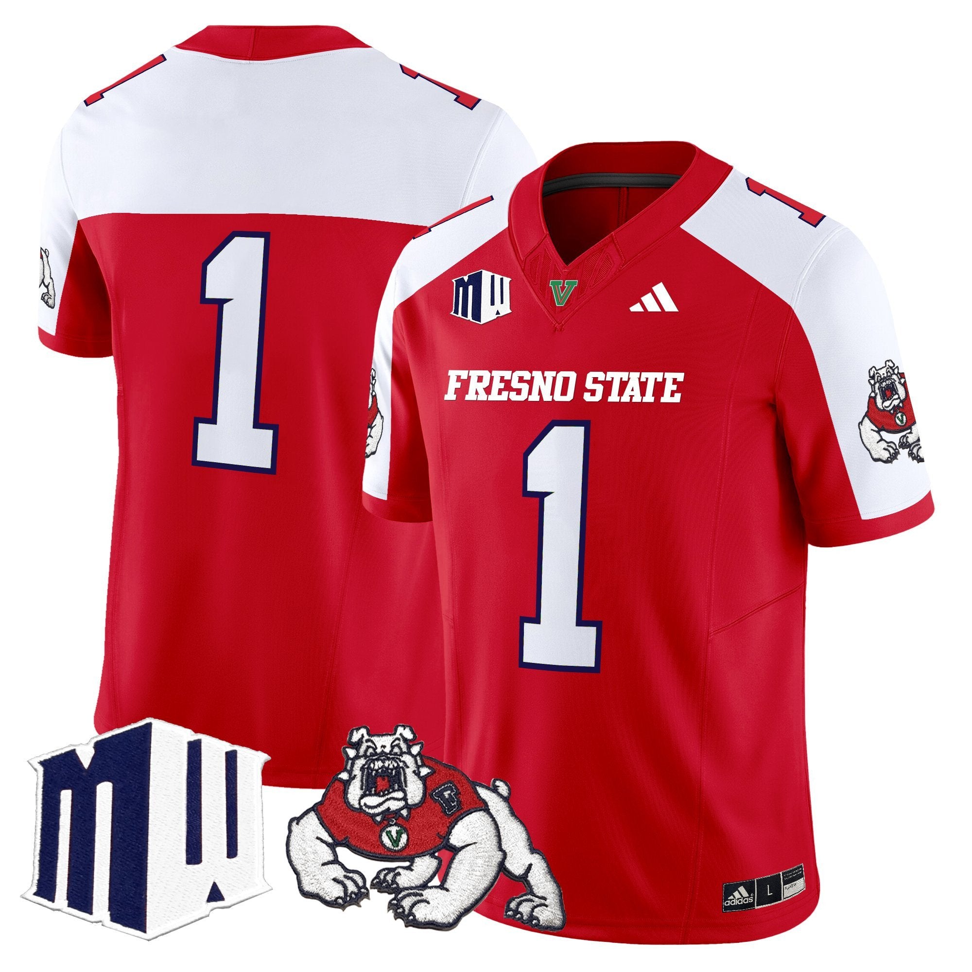 Fresno State Bulldogs 2025 Vapor Limited Jersey - All Stitched