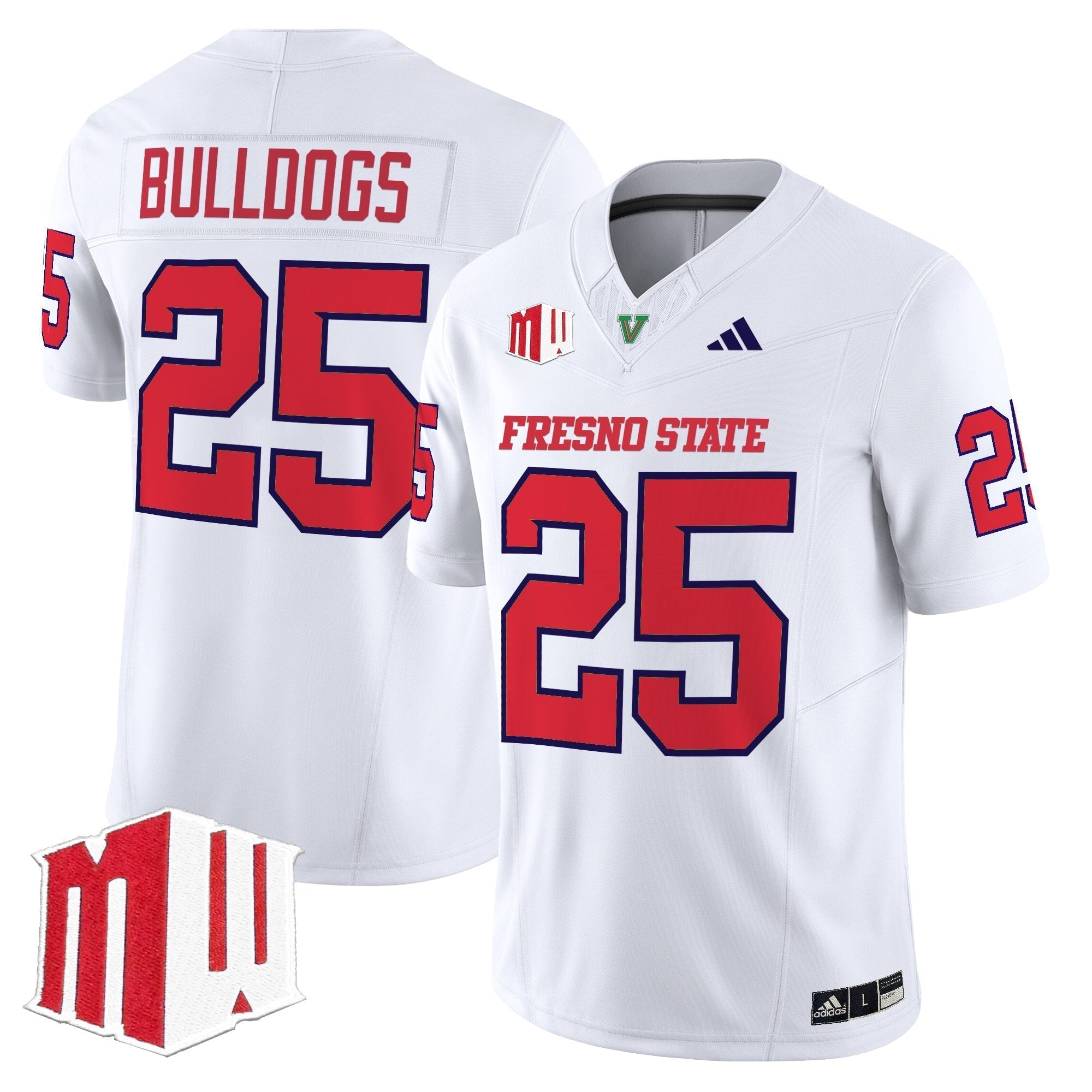 Fresno State Bulldogs 2025 Vapor Limited Jersey - All Stitched