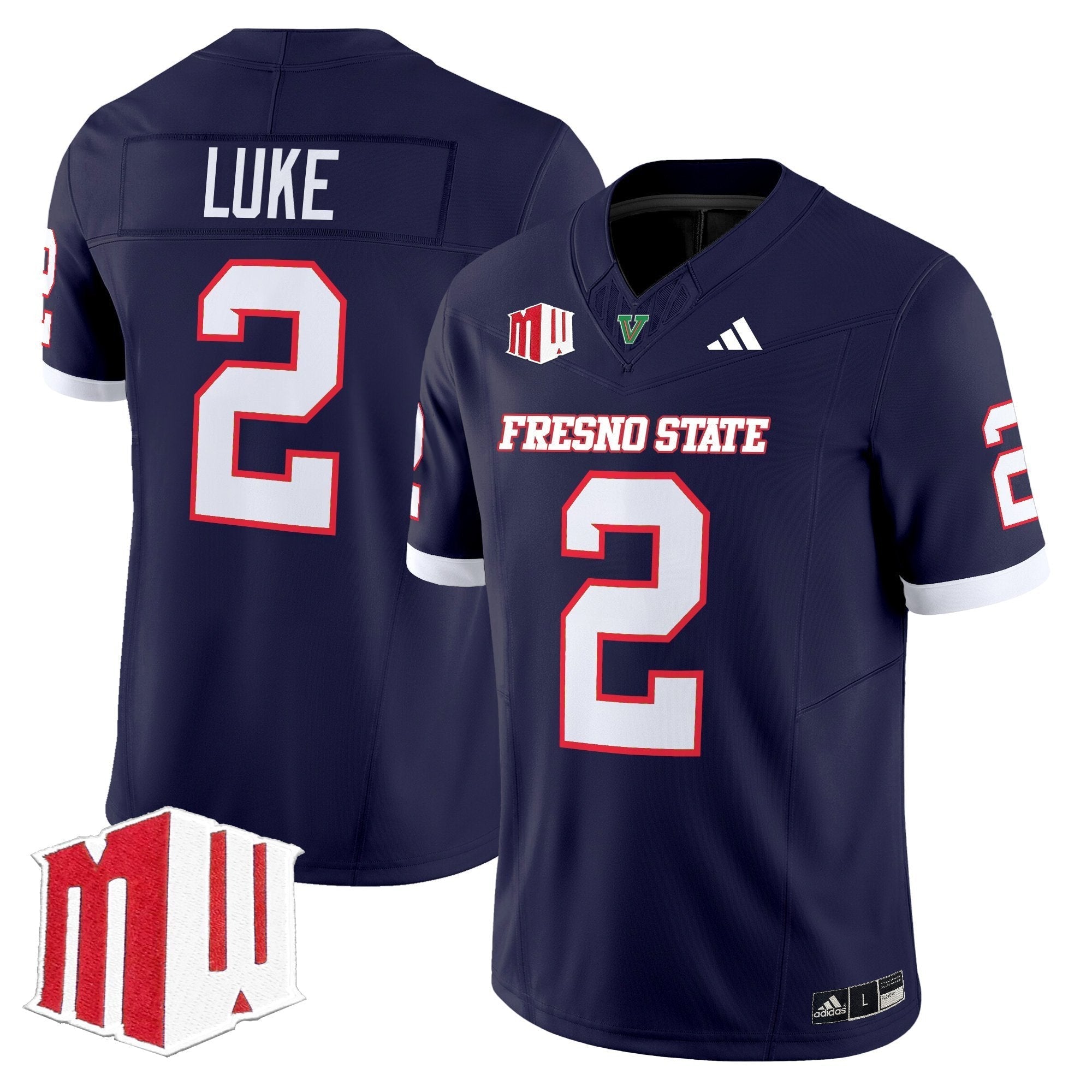Fresno State Bulldogs 2025 Vapor Limited Jersey - All Stitched