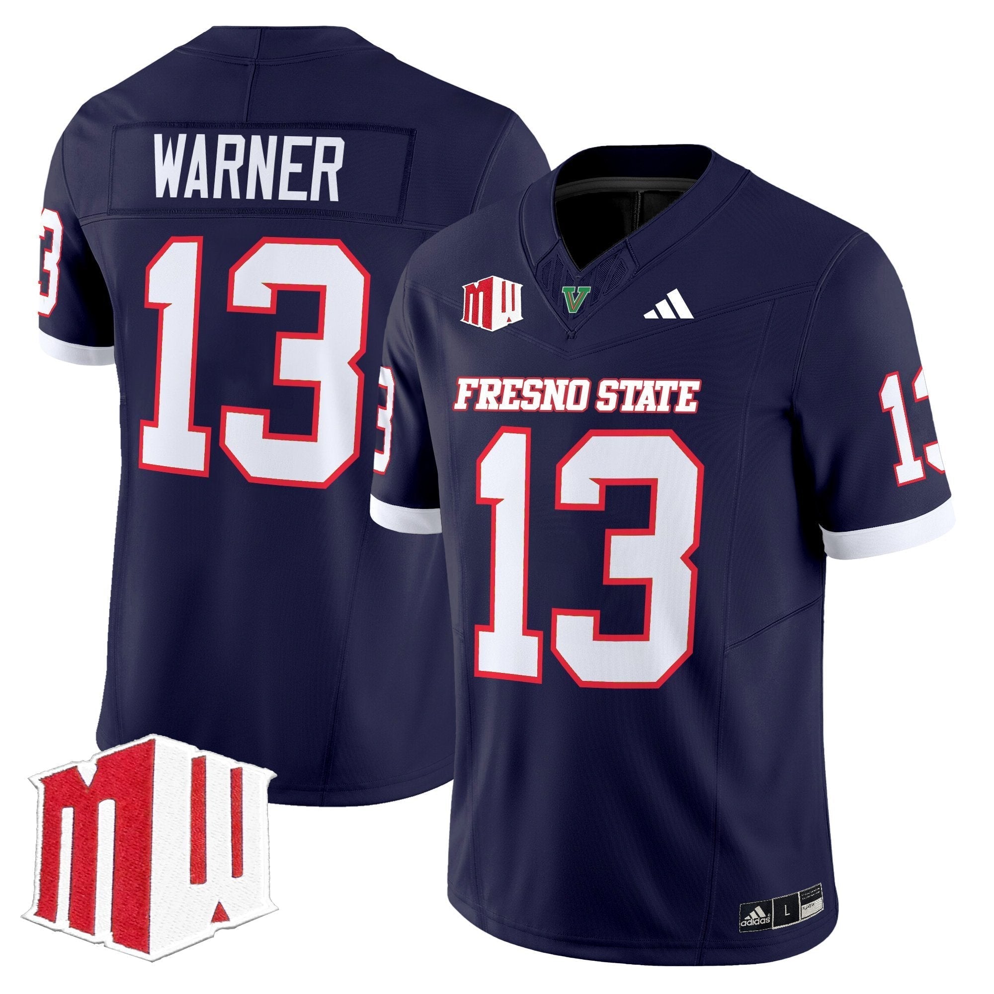 Fresno State Bulldogs 2025 Vapor Limited Jersey - All Stitched