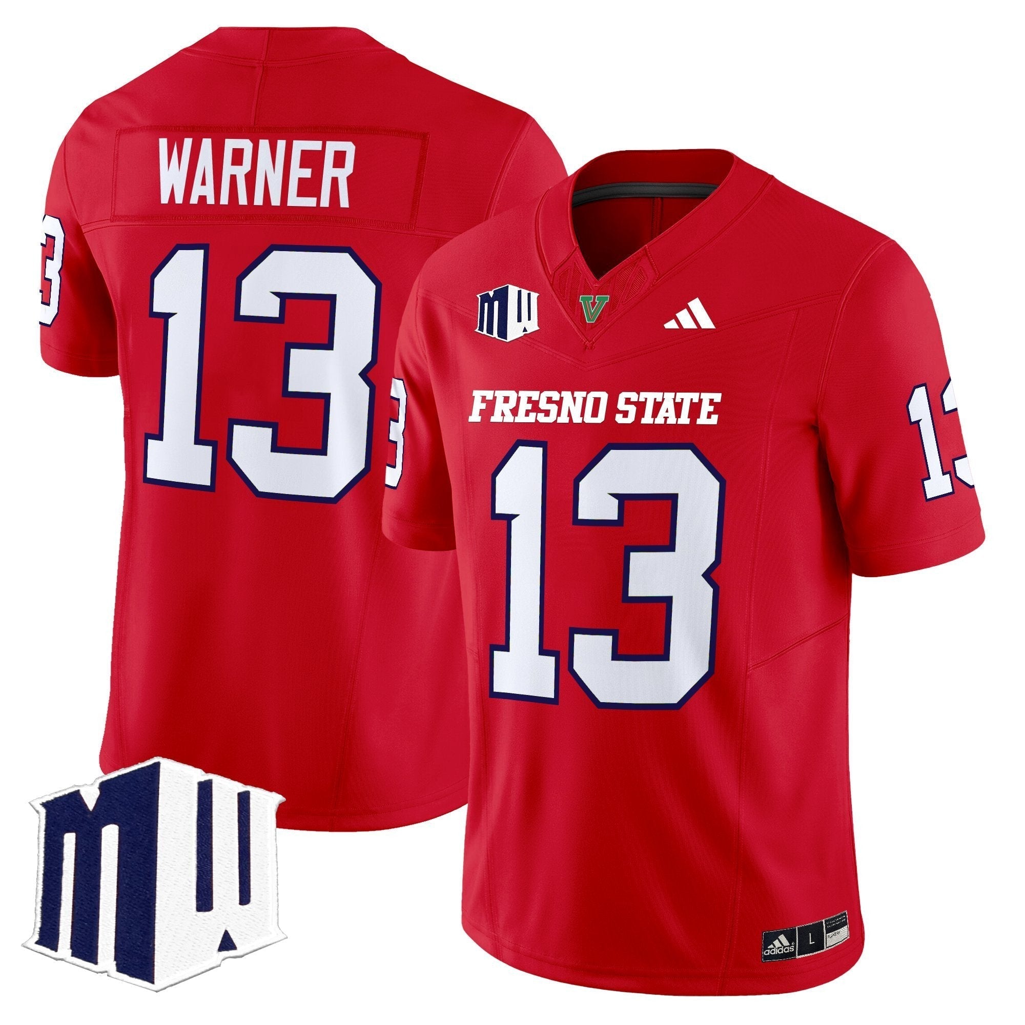 Fresno State Bulldogs 2025 Vapor Limited Jersey - All Stitched