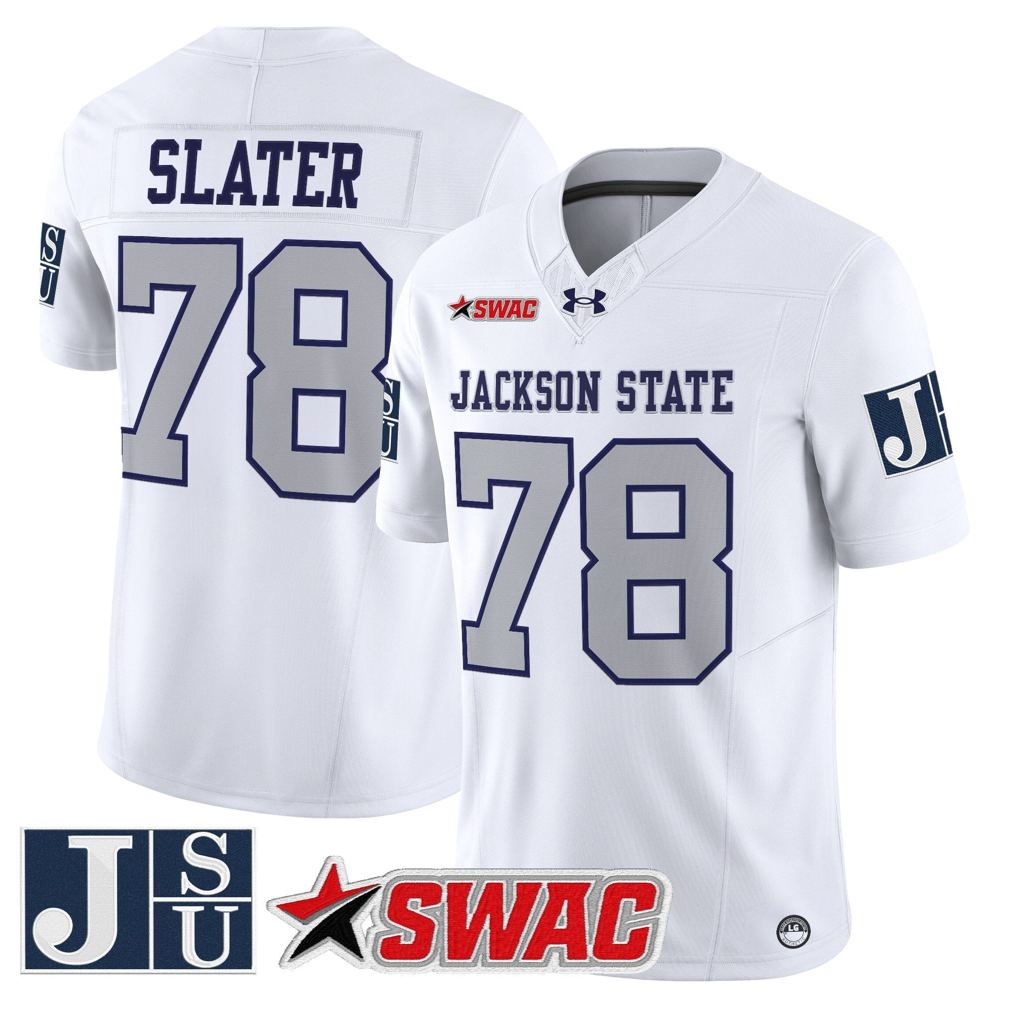 Jackson State Tigers 2025 Vapor Limited Jersey - All Stitched
