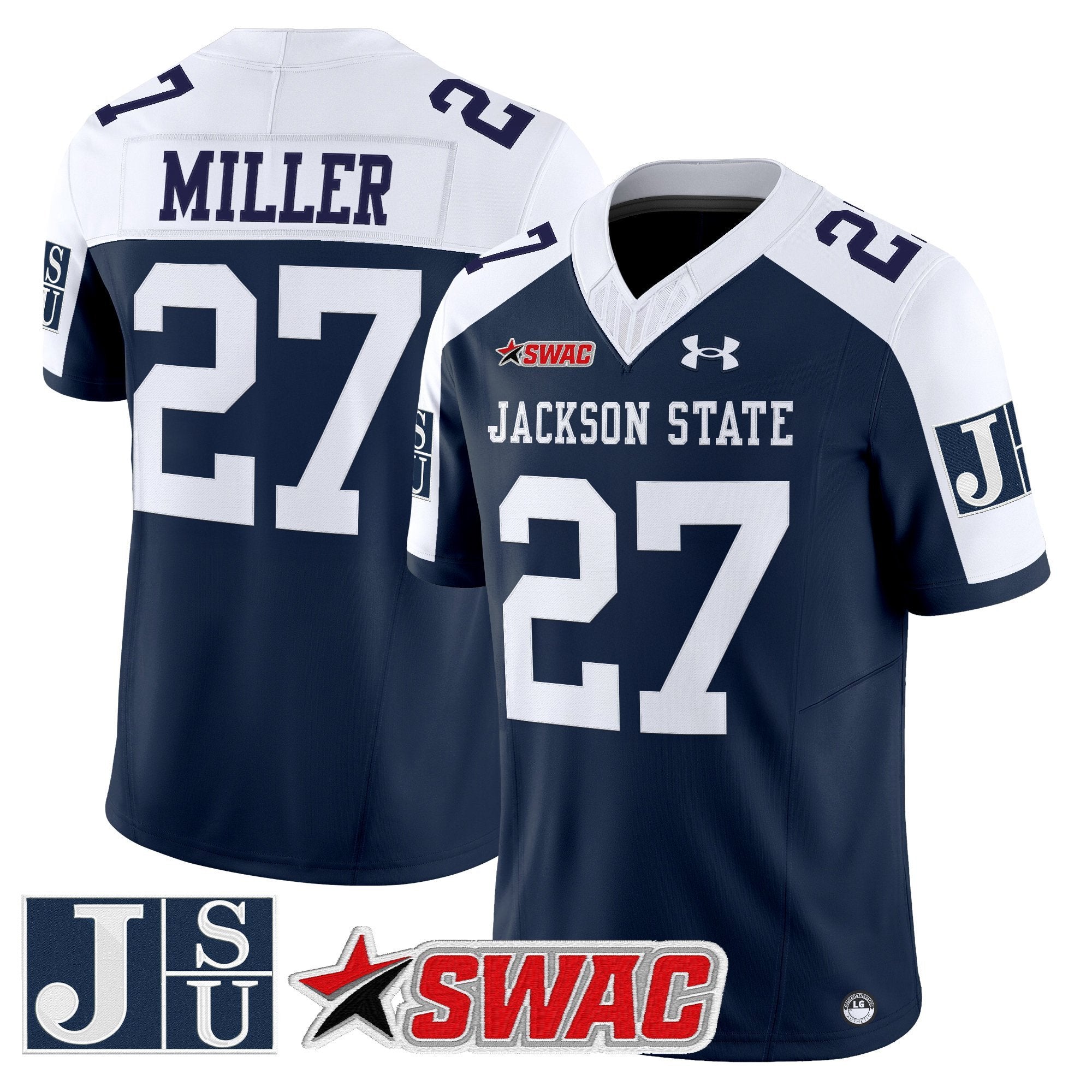 Jackson State Tigers 2025 Vapor Limited Jersey - All Stitched