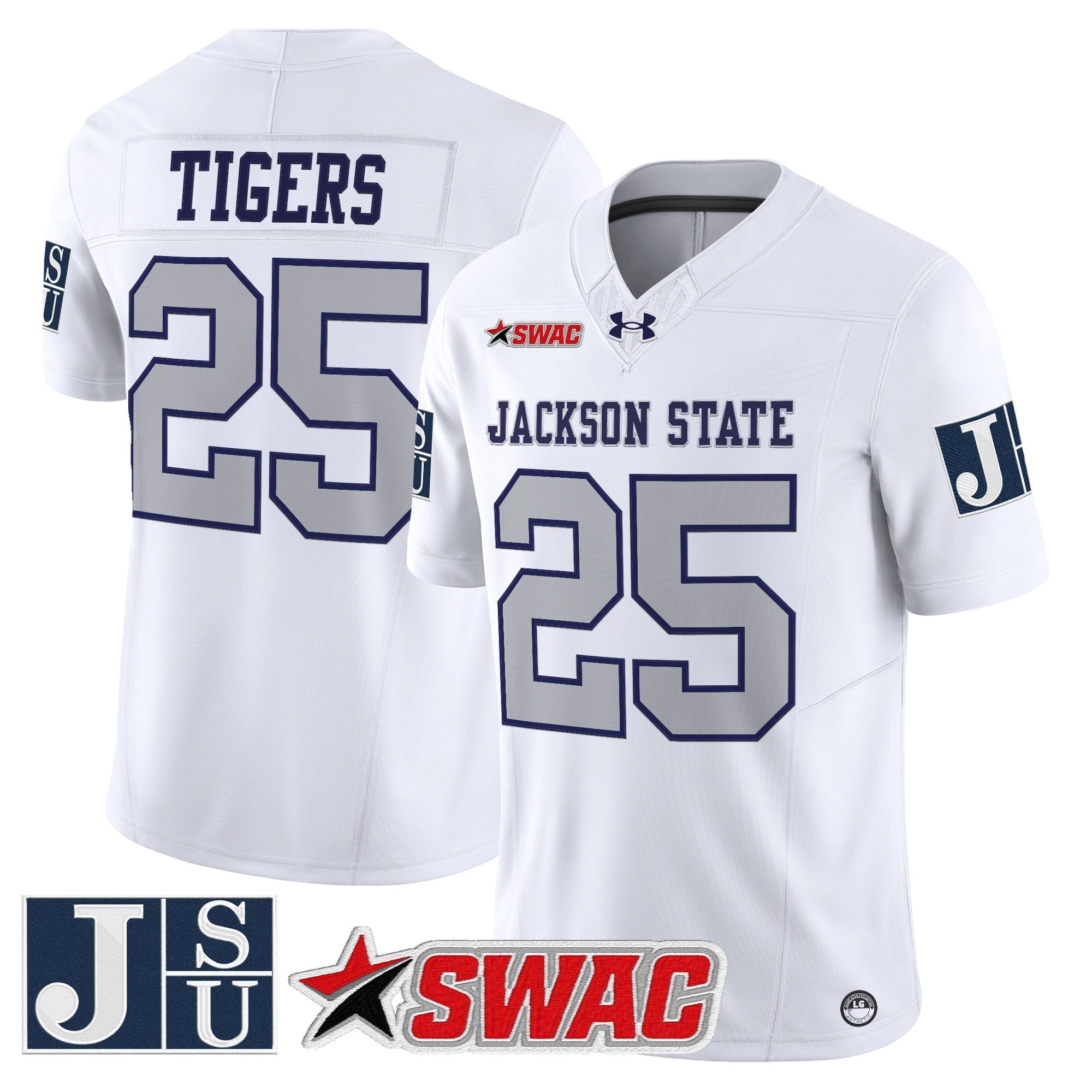 Jackson State Tigers 2025 Vapor Limited Jersey - All Stitched