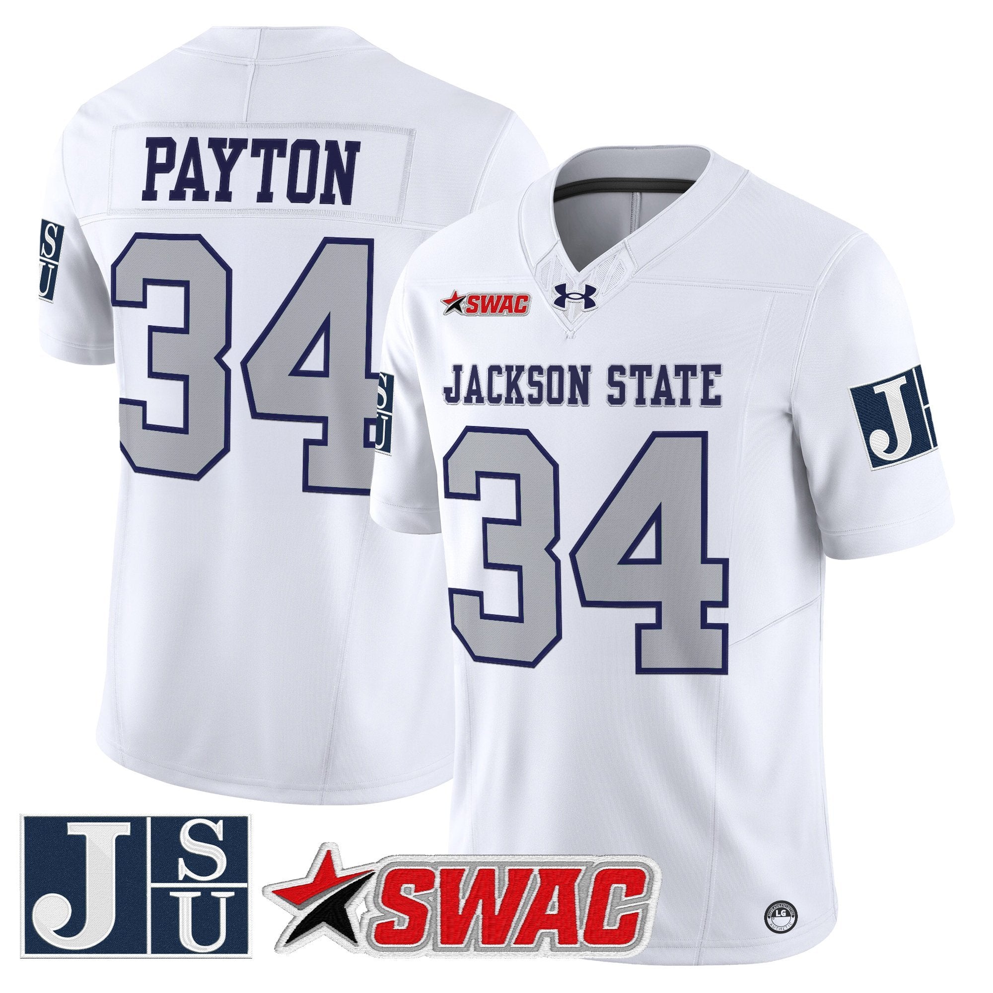 Jackson State Tigers 2025 Vapor Limited Jersey - All Stitched