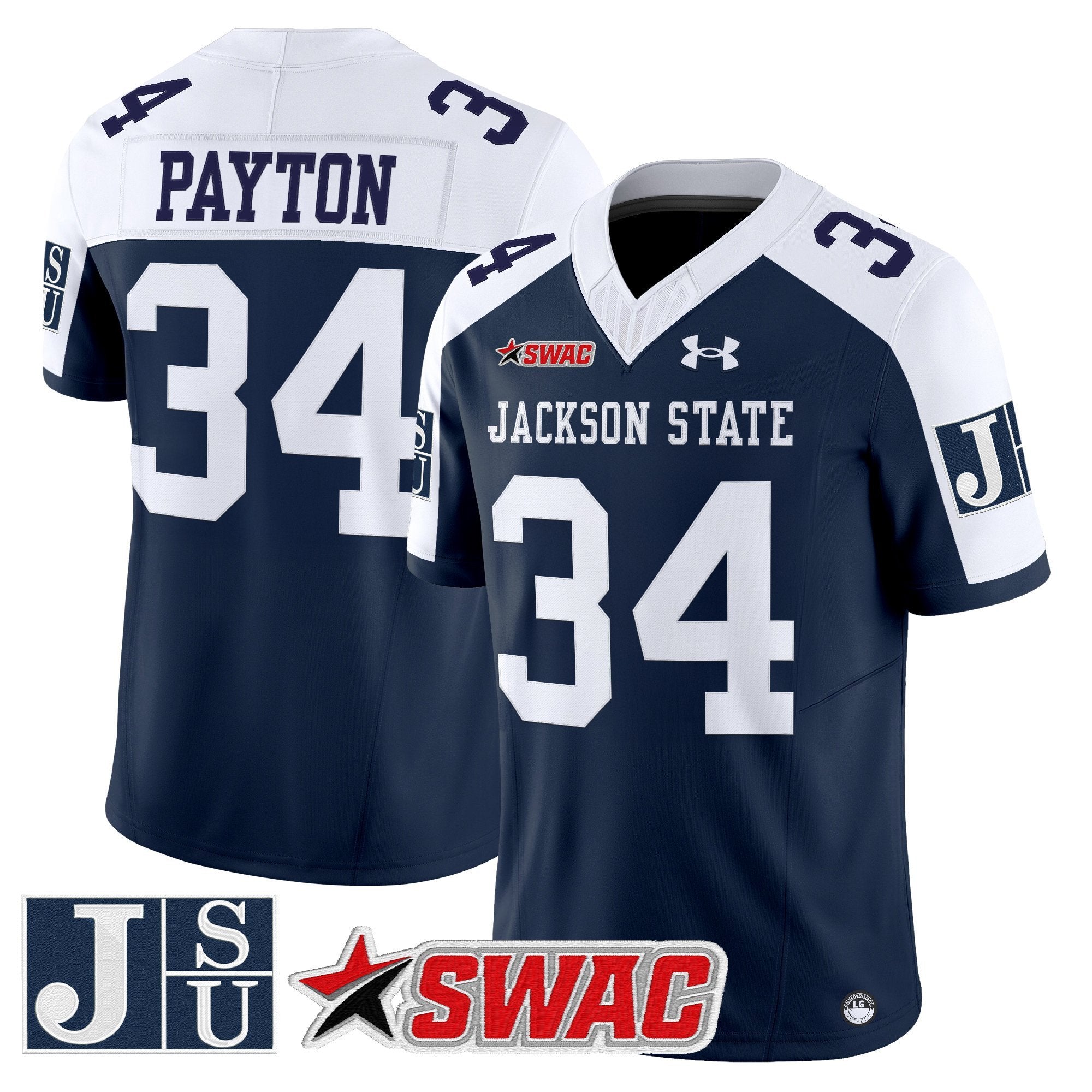 Jackson State Tigers 2025 Vapor Limited Jersey - All Stitched