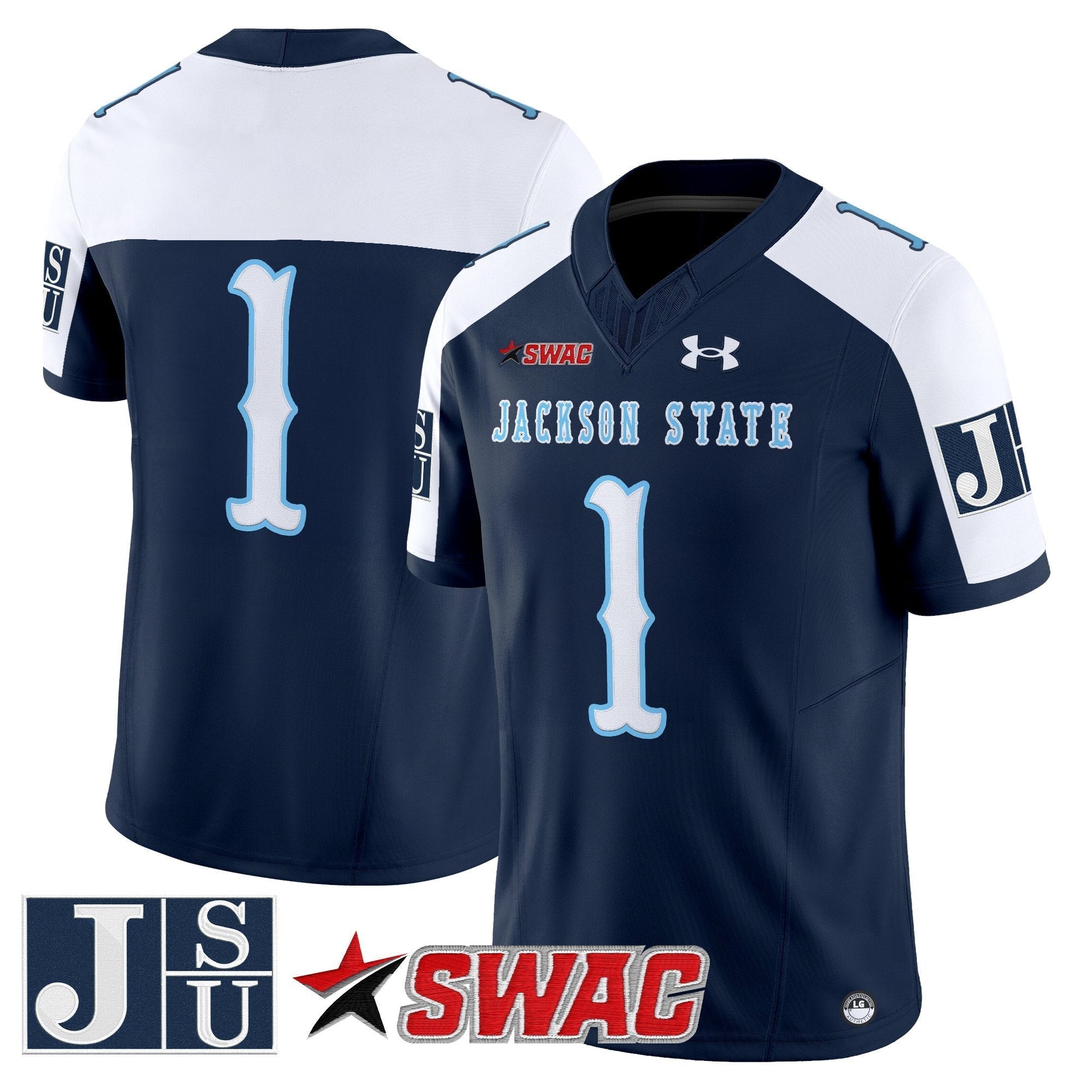 Jackson State Tigers 2025 Vapor Limited Jersey V2 - All Stitched