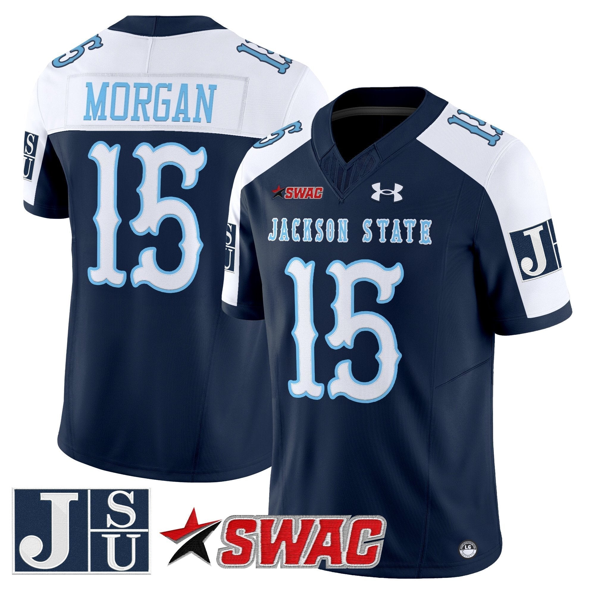 Jackson State Tigers 2025 Vapor Limited Jersey V2 - All Stitched