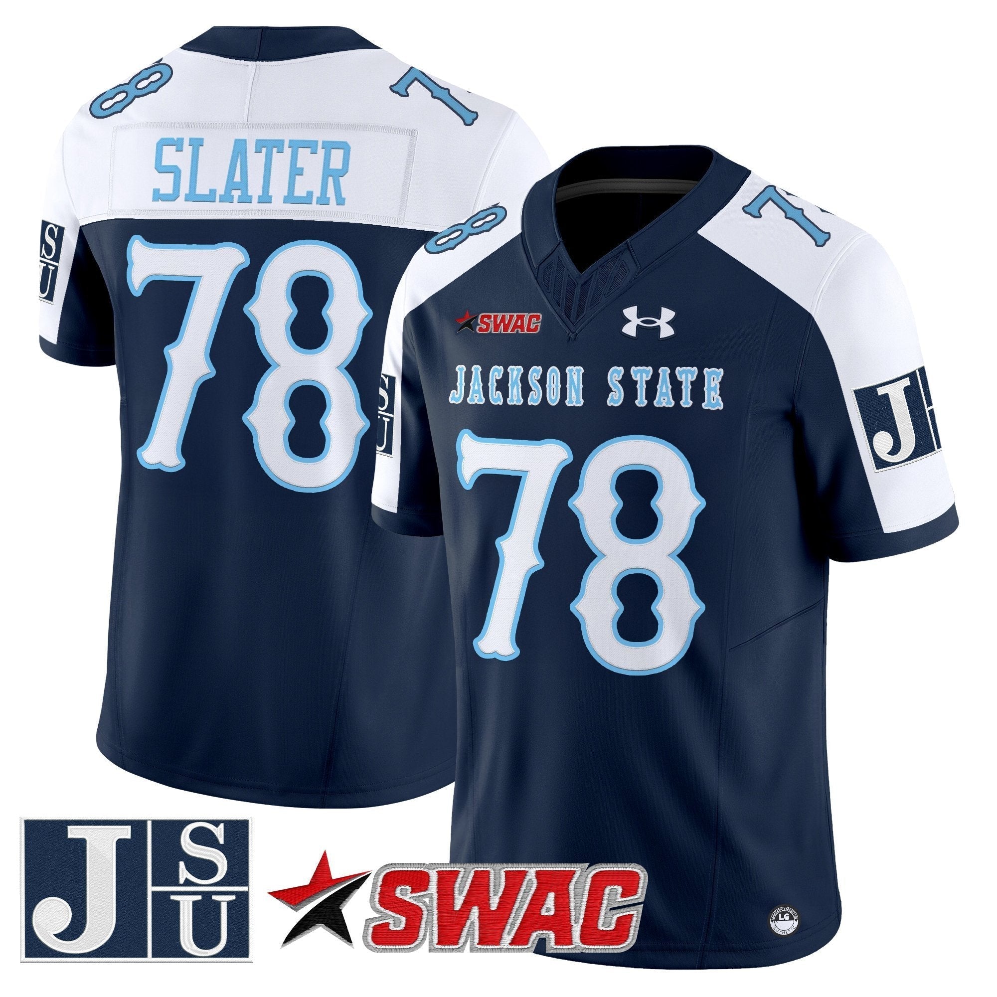 Jackson State Tigers 2025 Vapor Limited Jersey V2 - All Stitched