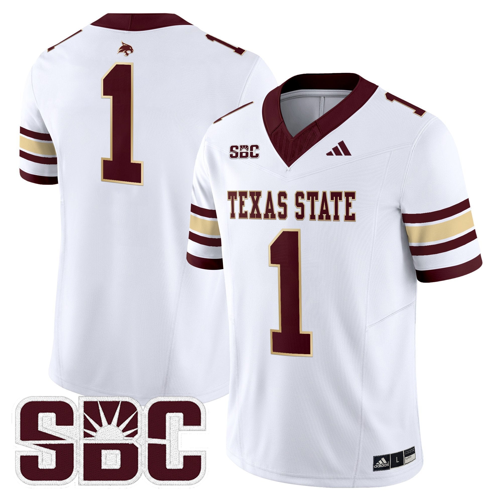 Texas State Bobcats 2025 Vapor Limited Jersey - All Stitched