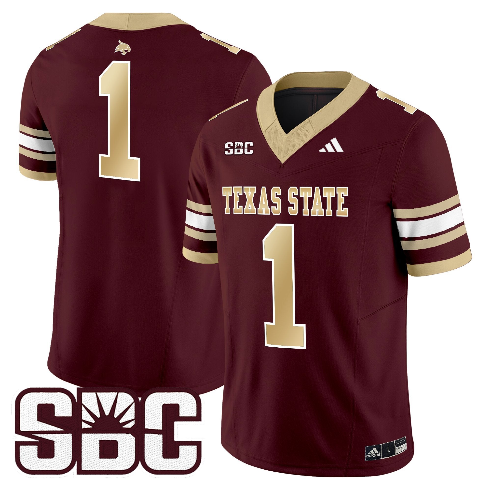 Texas State Bobcats 2025 Vapor Limited Jersey - All Stitched