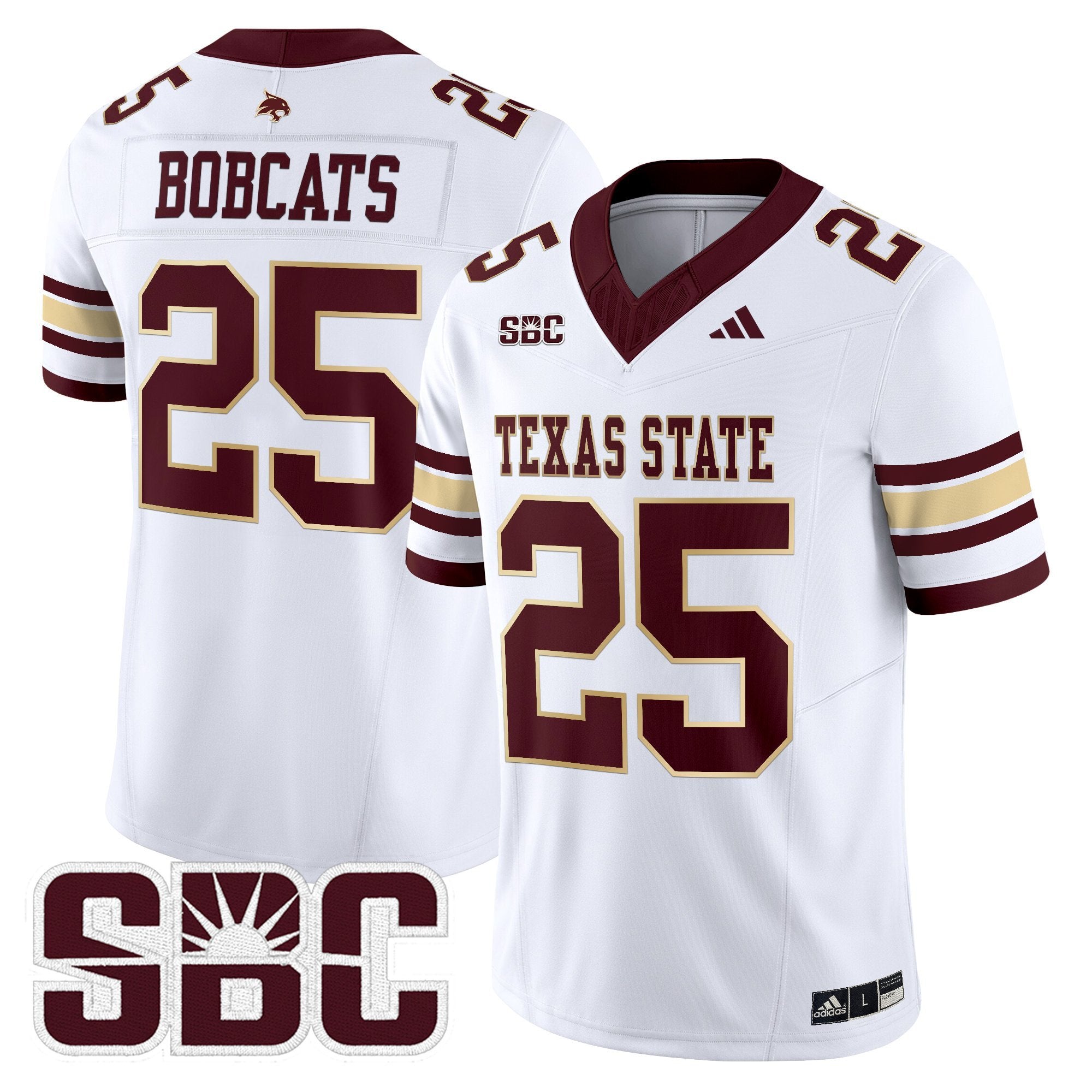 Texas State Bobcats 2025 Vapor Limited Jersey - All Stitched