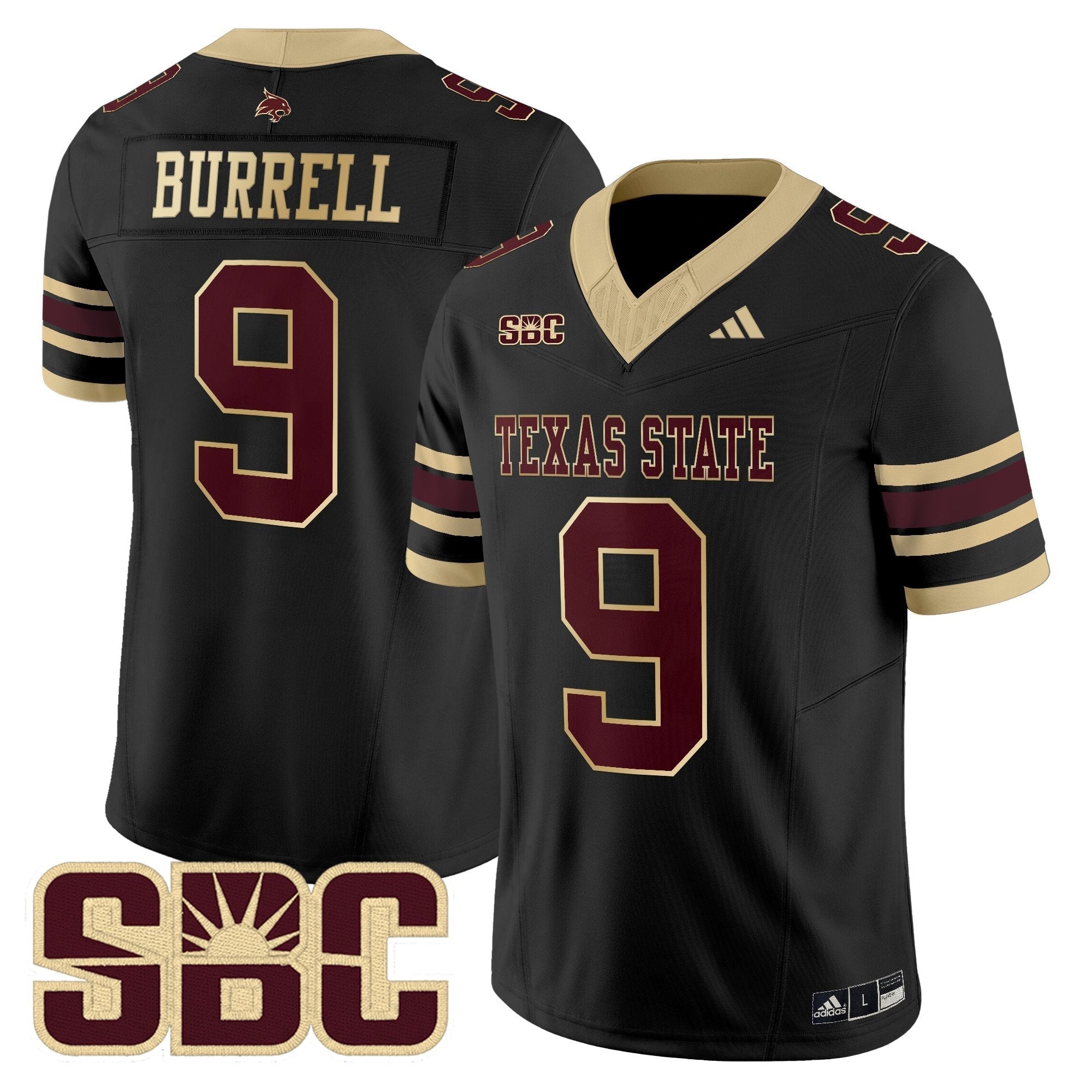 Texas State Bobcats 2025 Vapor Limited Jersey - All Stitched
