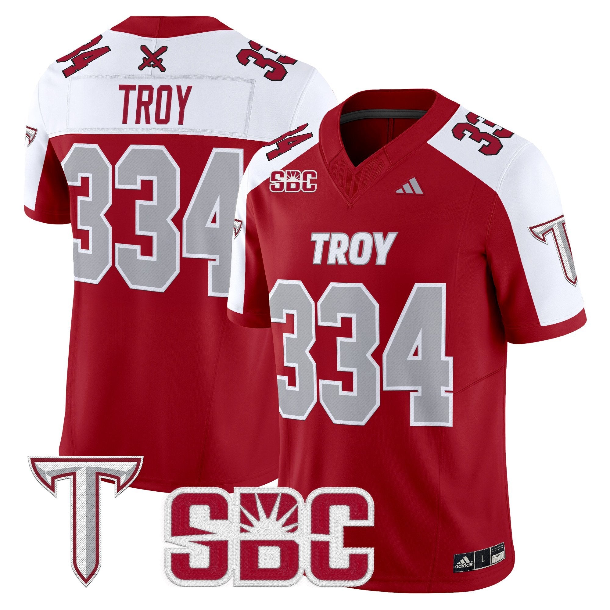 Troy Trojans 2025 Vapor Limited Jersey - All Stitched