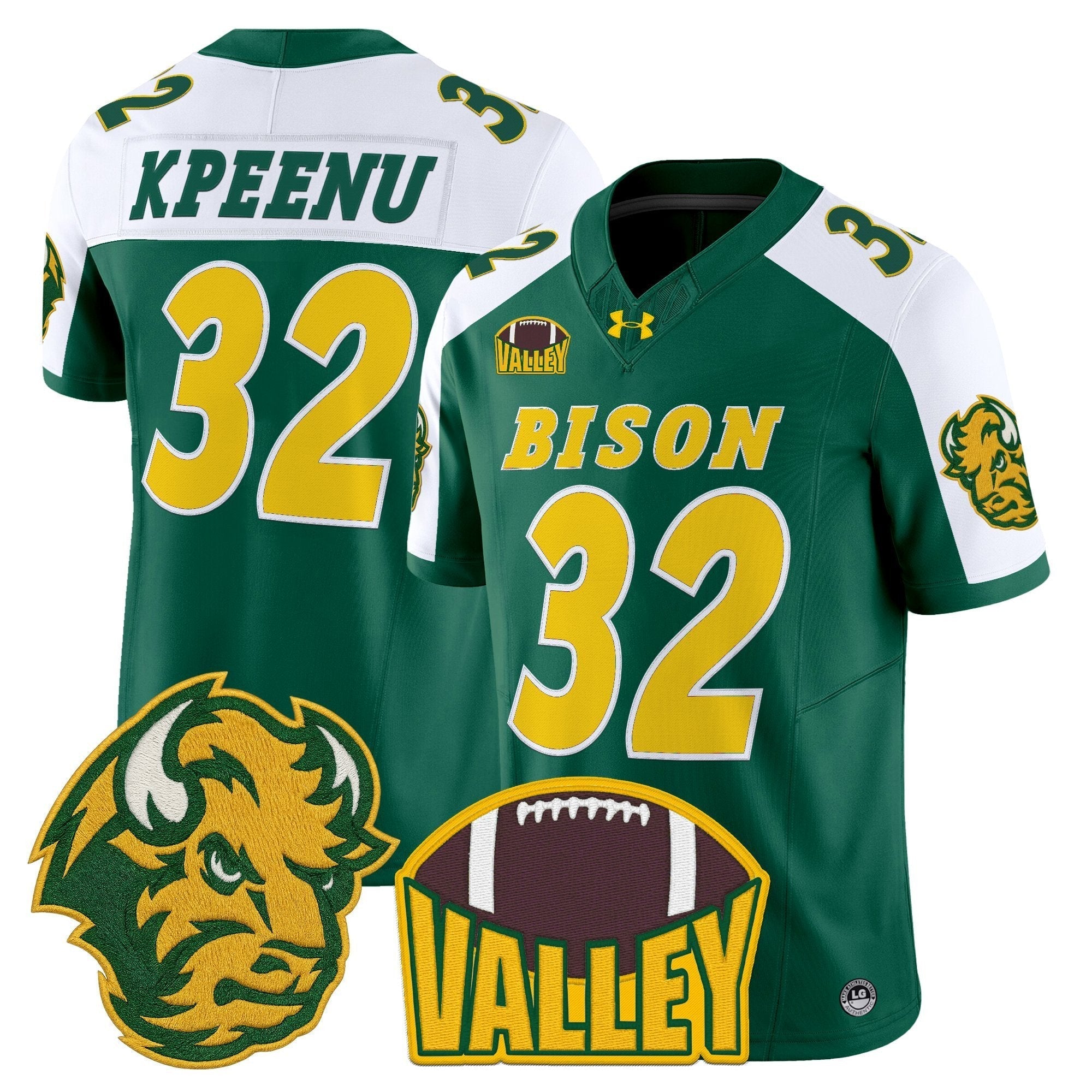 North Dakota State Bison 2025 Vapor Limited Jersey - All Stitched