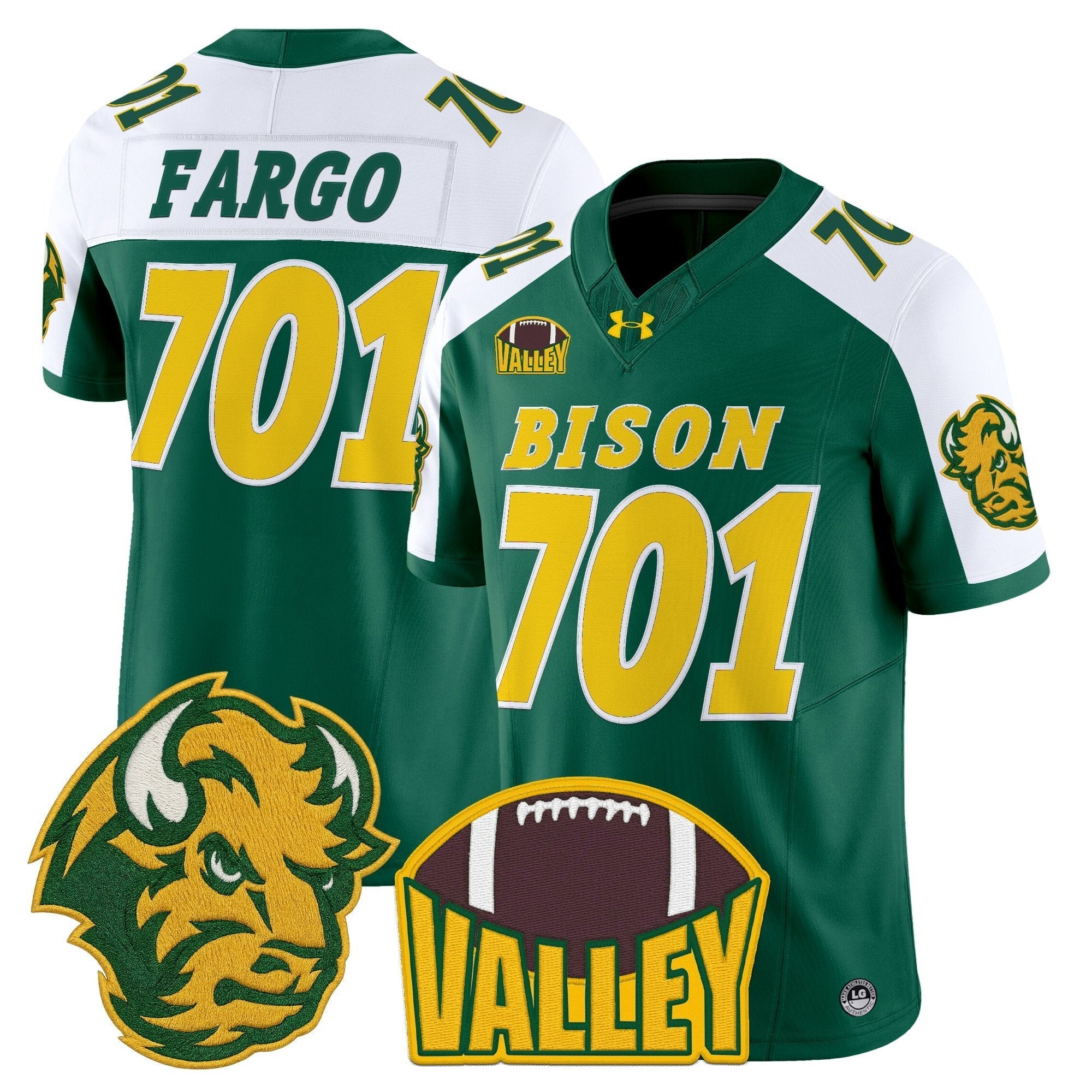 North Dakota State Bison 2025 Vapor Limited Jersey - All Stitched