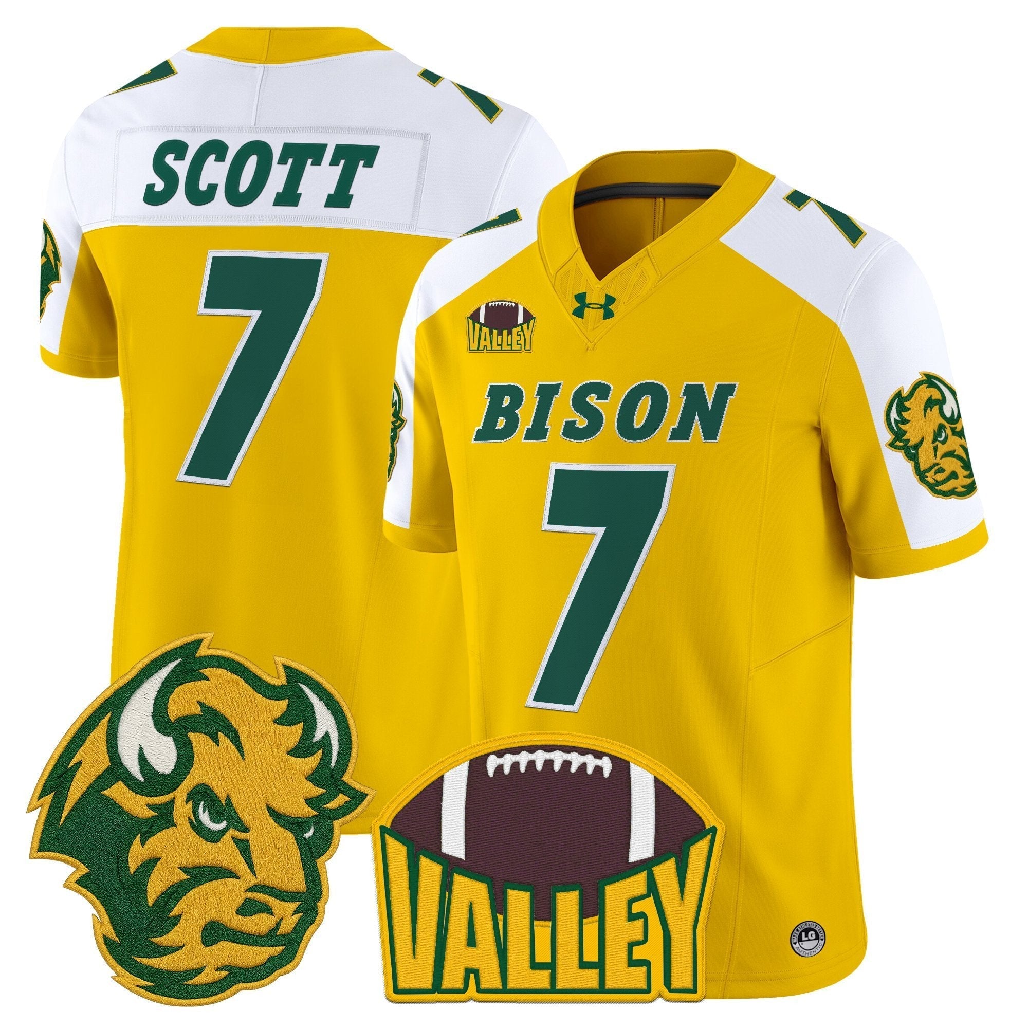 North Dakota State Bison 2025 Vapor Limited Jersey - All Stitched