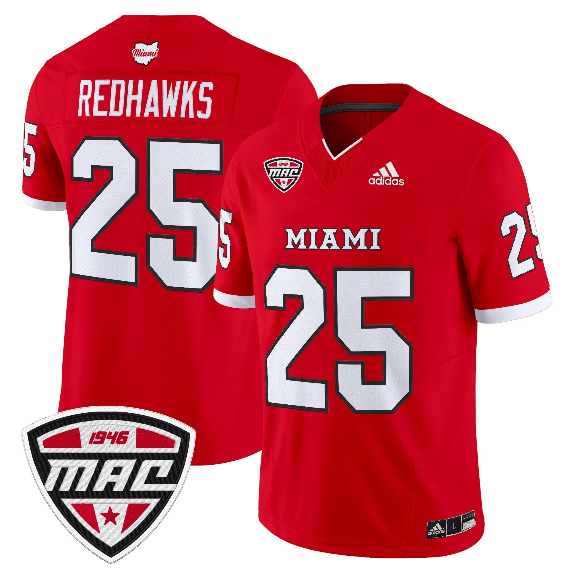 Miami (OH) RedHawks 2025 Vapor Limited Jersey - All Stitched