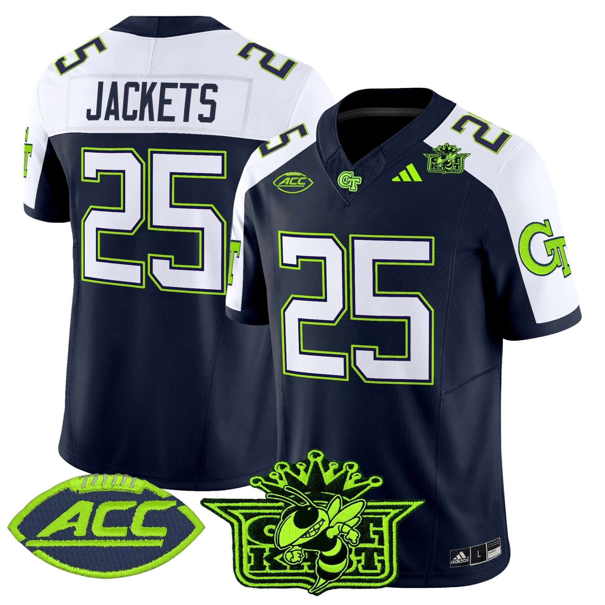 Outkast x Georgia Tech Yellow Jackets 2025 Atliens Vapor Limited Jersey - All Stitched