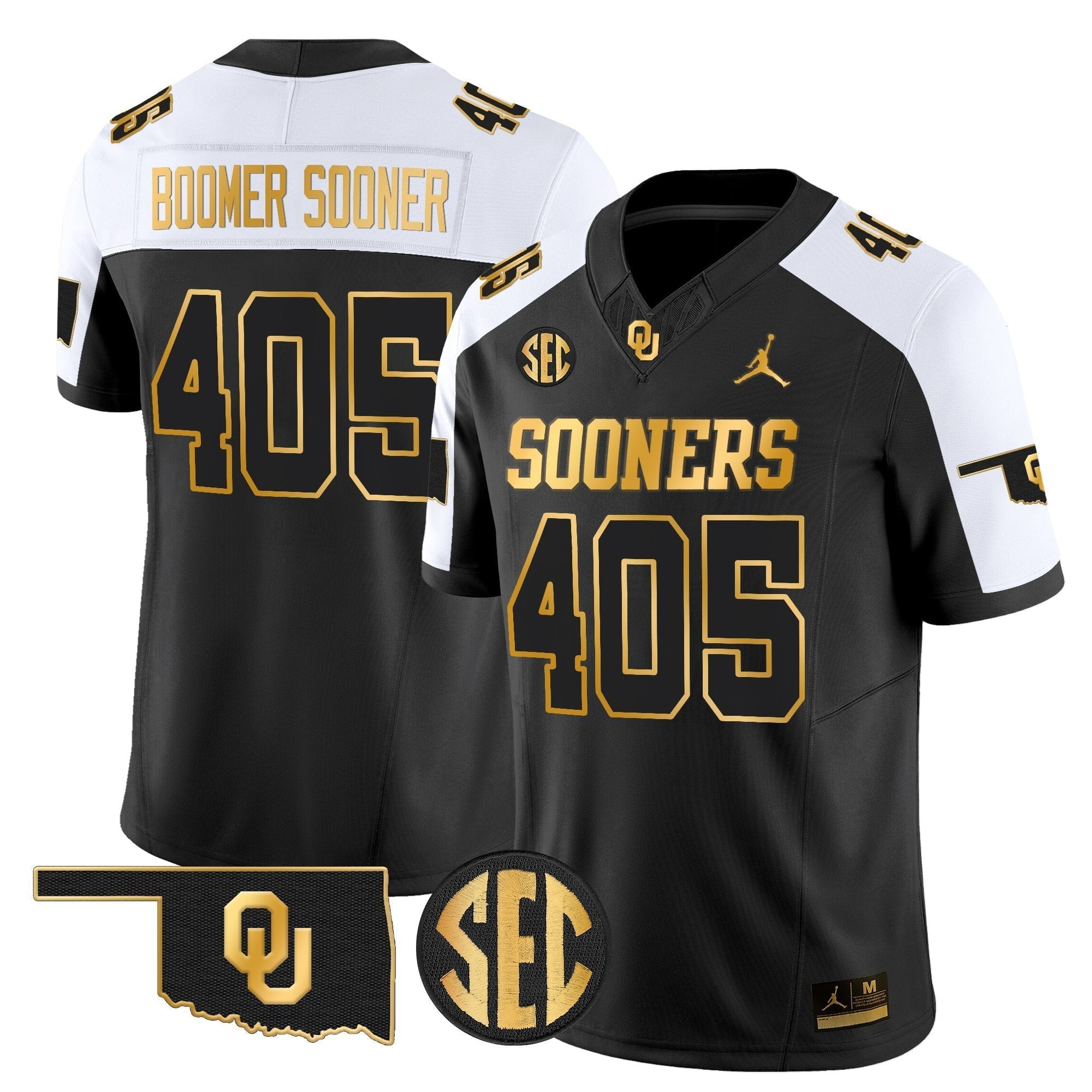 Oklahoma Sooners 2025 Gold Vapor Limited Jersey - All Stitched