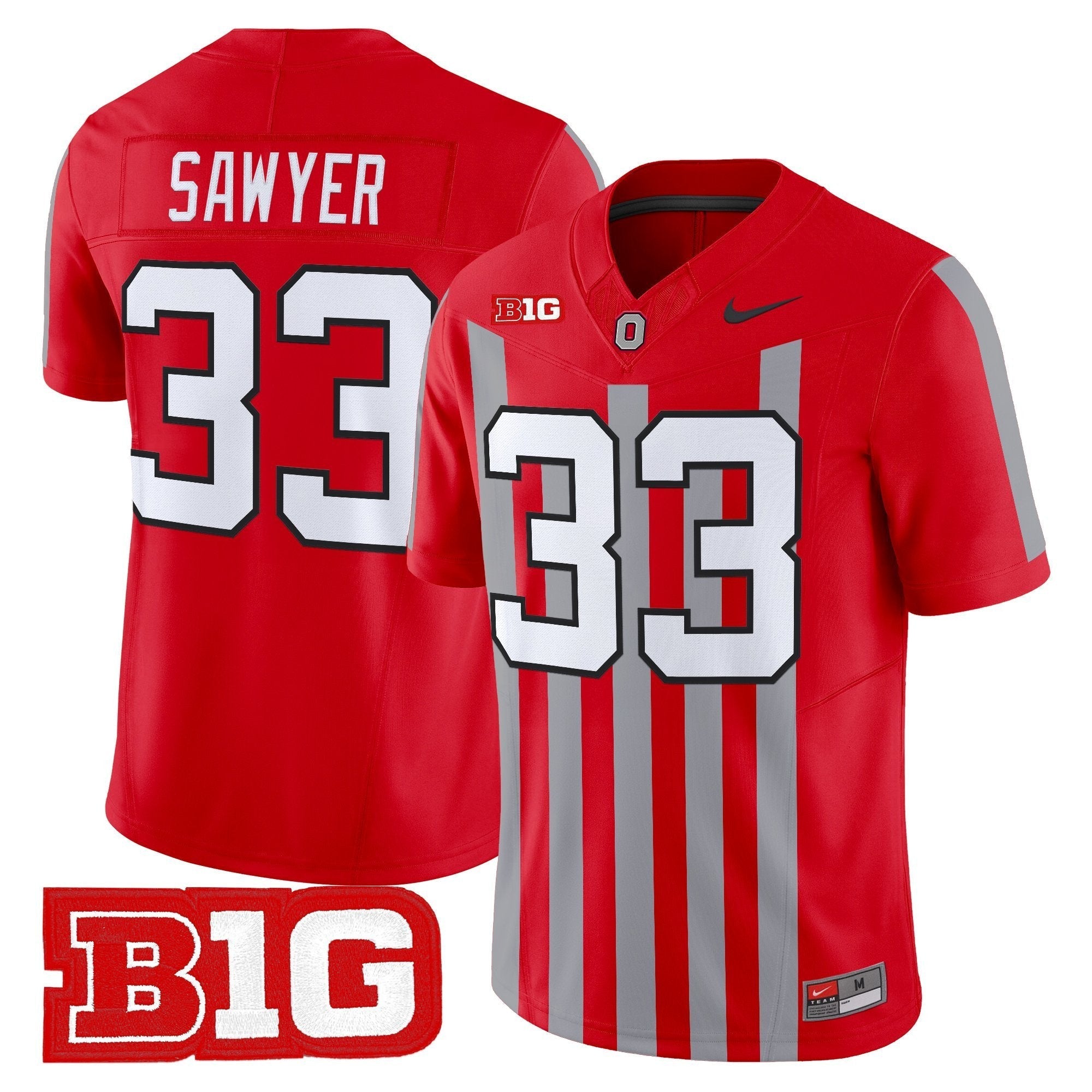 Ohio State Buckeyes Throwback Vapor Limited Jersey - All Stitched