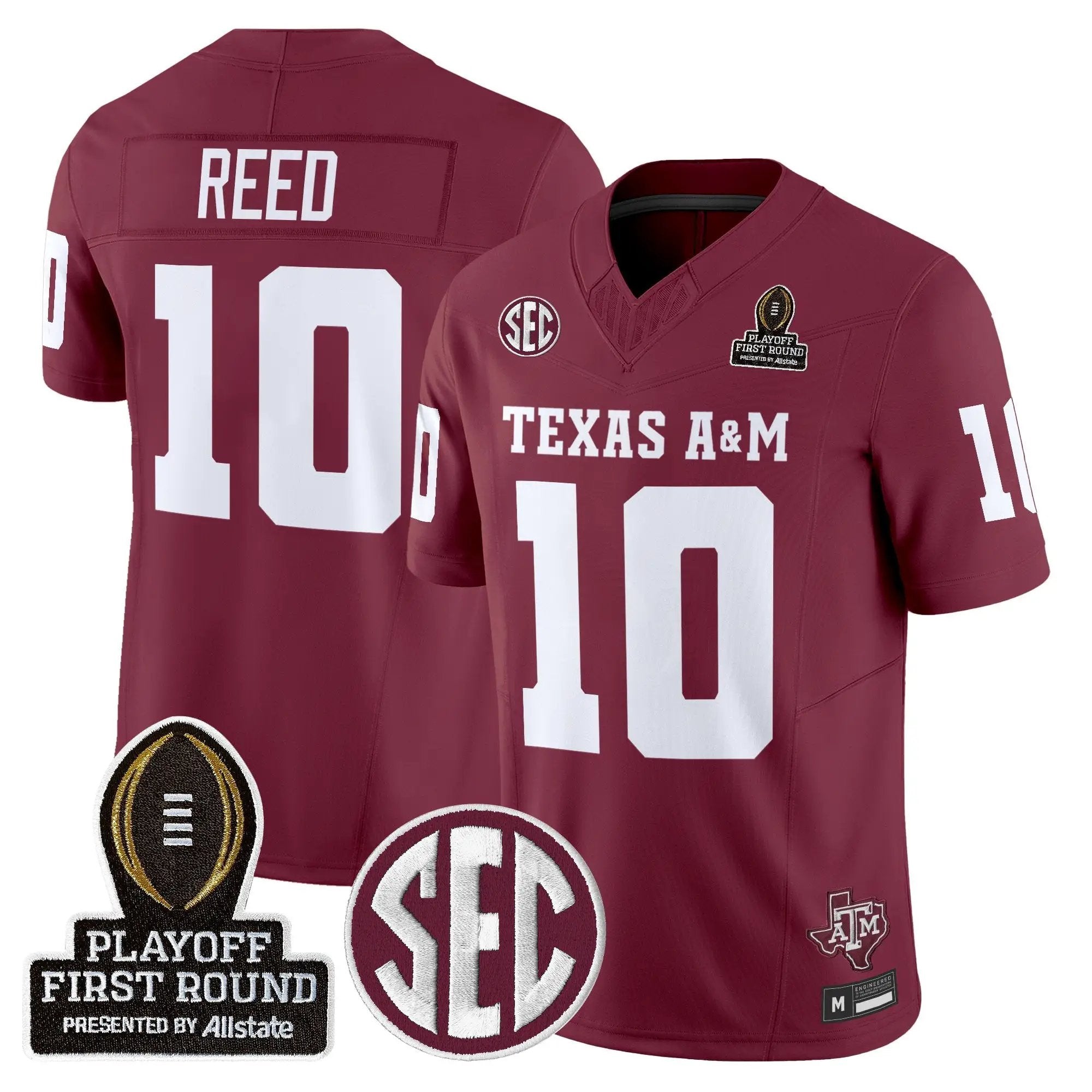 Men Aggies Football 2025 Playoff First Round Vapor Limited Jersey