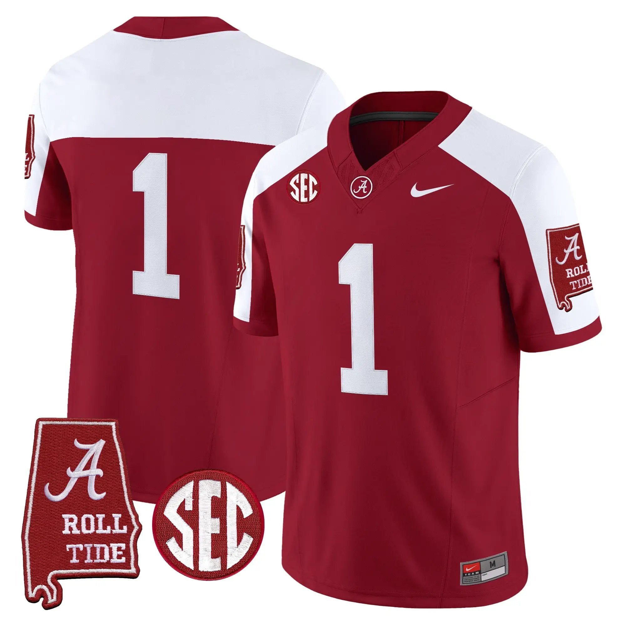 BAMA 2026 Vapor Limited Jersey - Alabama Map - Stitched