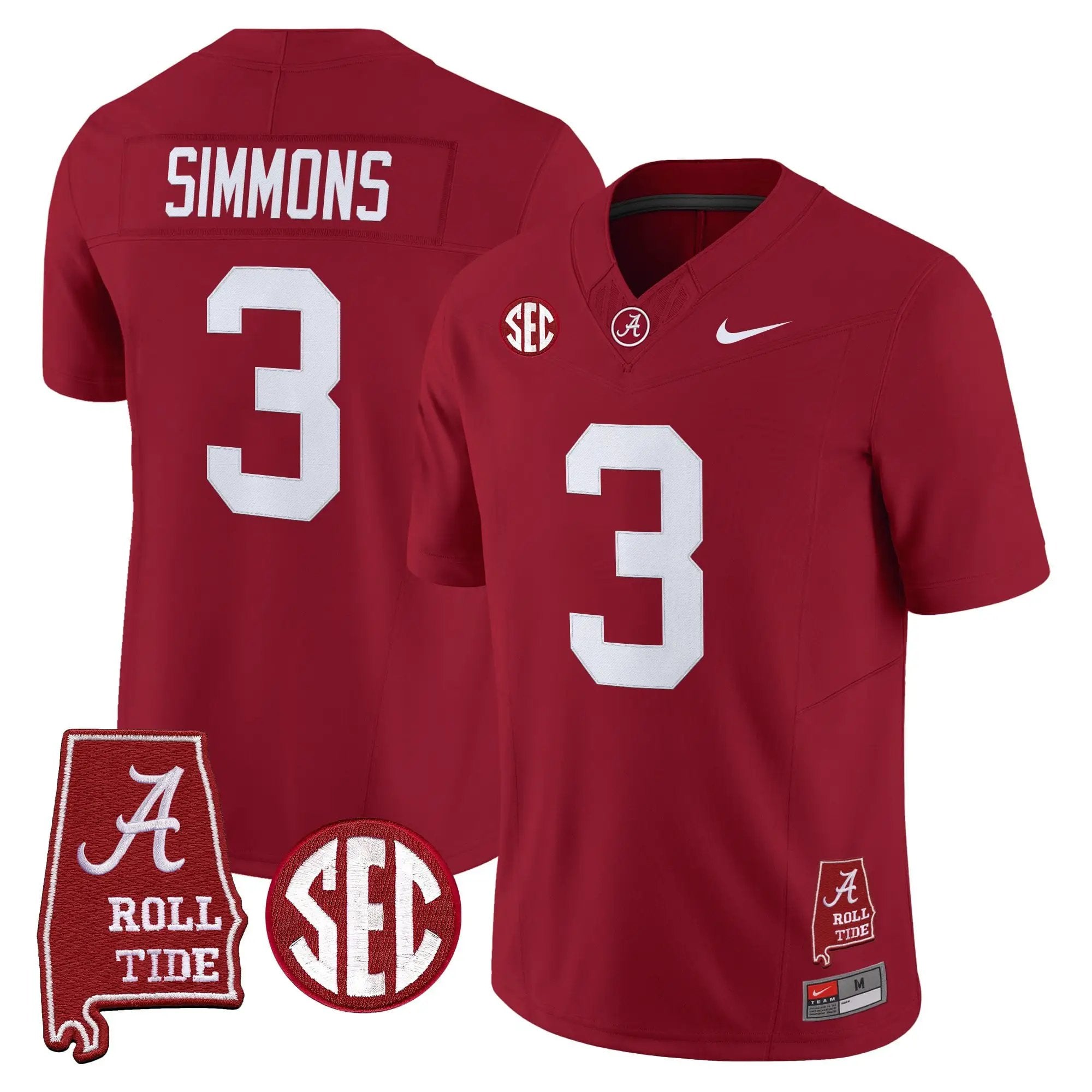 BAMA 2026 Vapor Limited Jersey - Alabama Map - Stitched