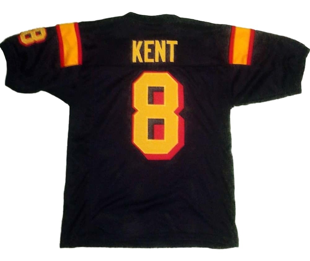 Clark Kent Jersey #8 Custom Unsigned Football Stitched Black