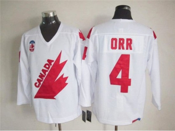 1991 Canada Cup Team Canada #4 Bobby Orr CCM Vintage Jersey - White