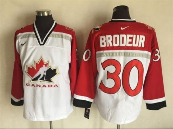 1998 Winter Olympics Team Canada #19 Steve Yzerman White CCM Vintage Jersey